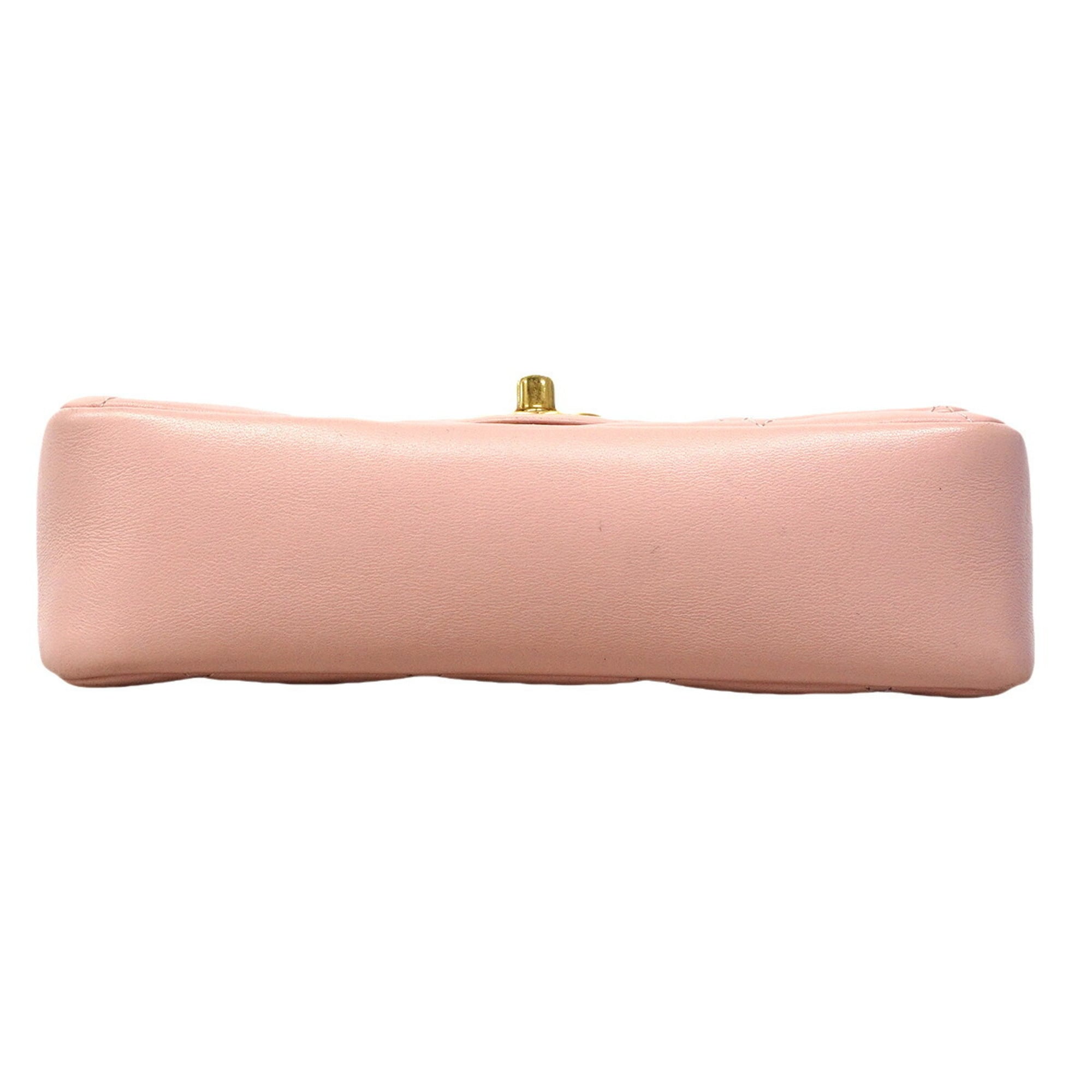 Chanel Pink Leather Shoulder Bag (Pre-Owned)