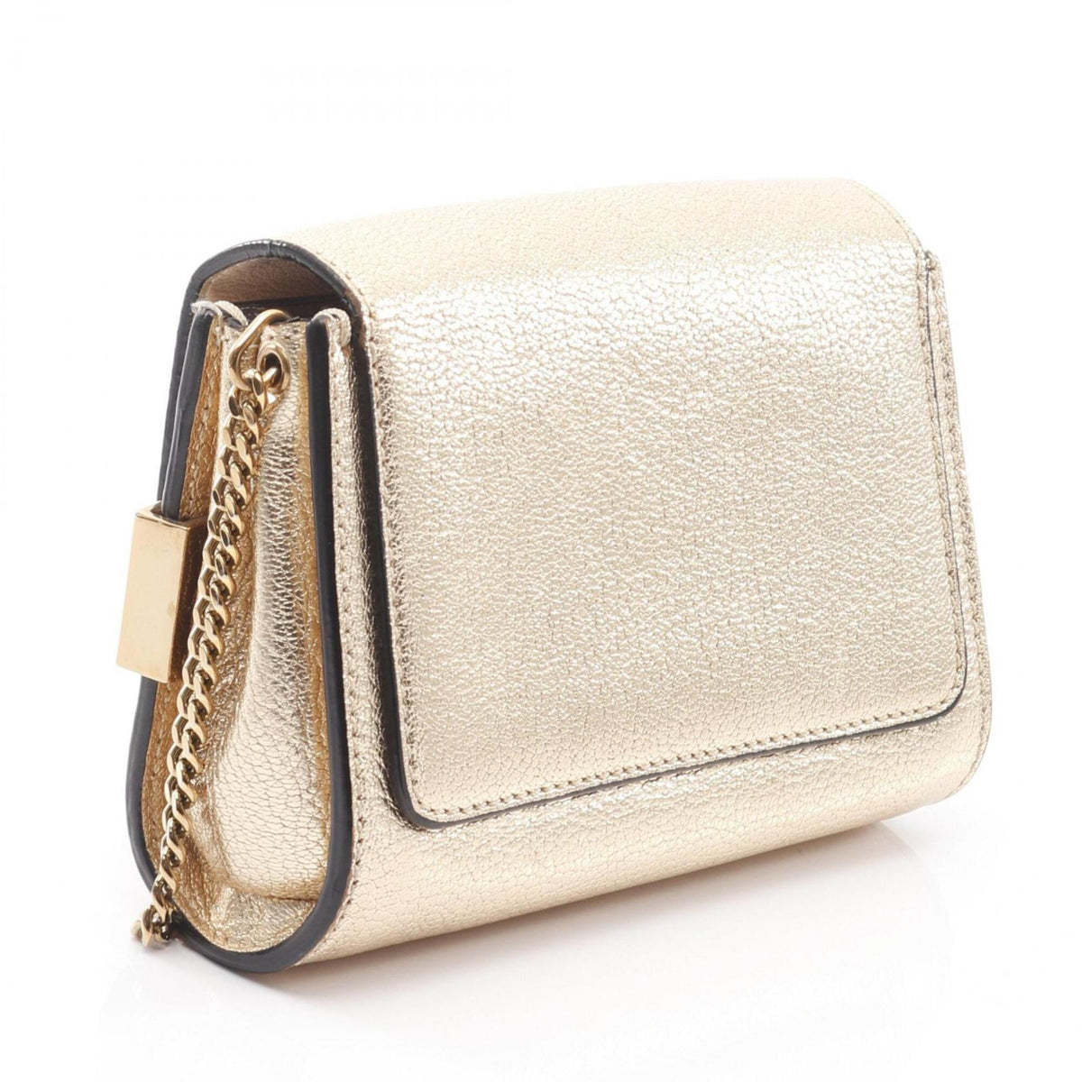 Chloé Leather Handbag Shoulder Bag (Pre-Owned)