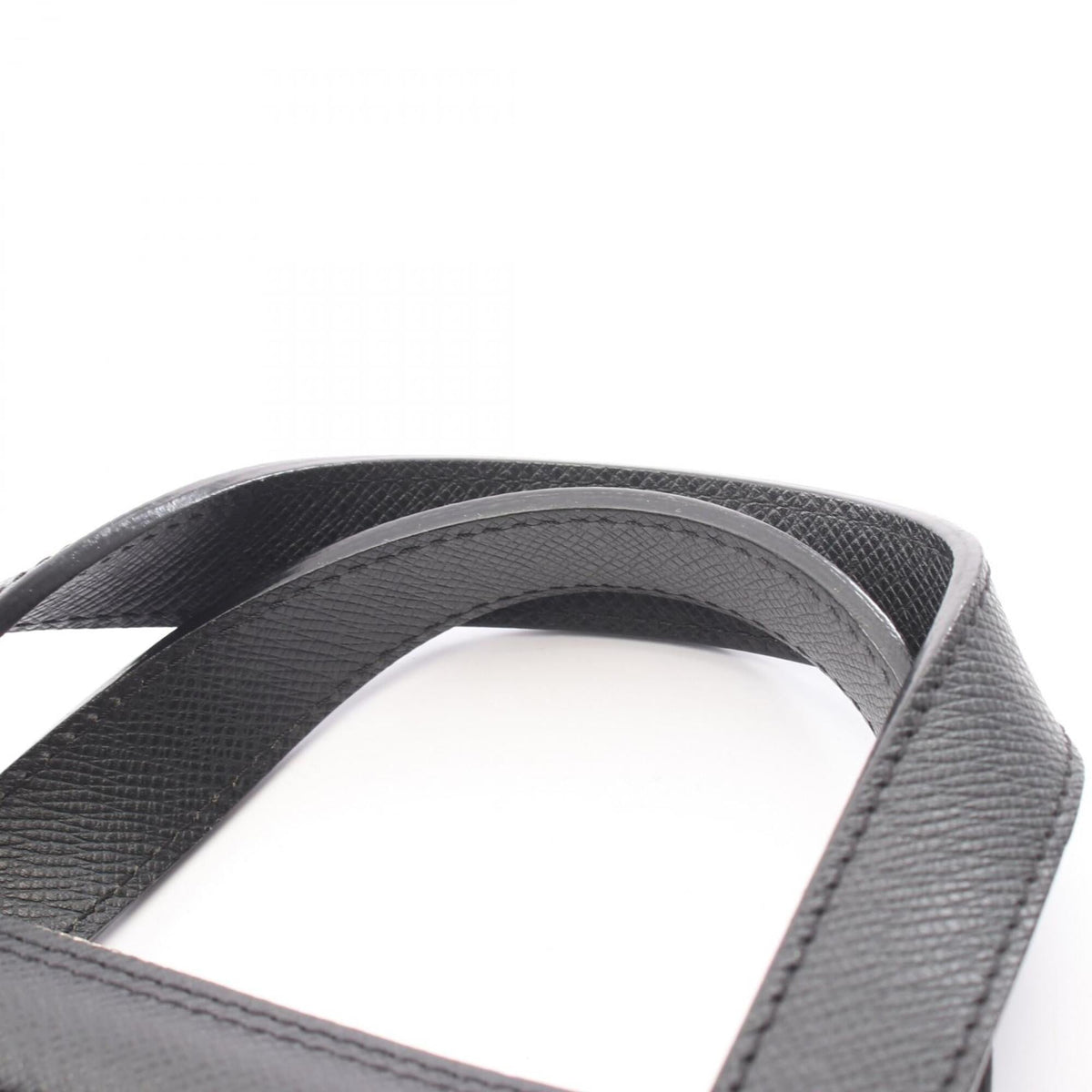 Louis Vuitton Black Leather Briefcase Handbag (Pre-Owned)