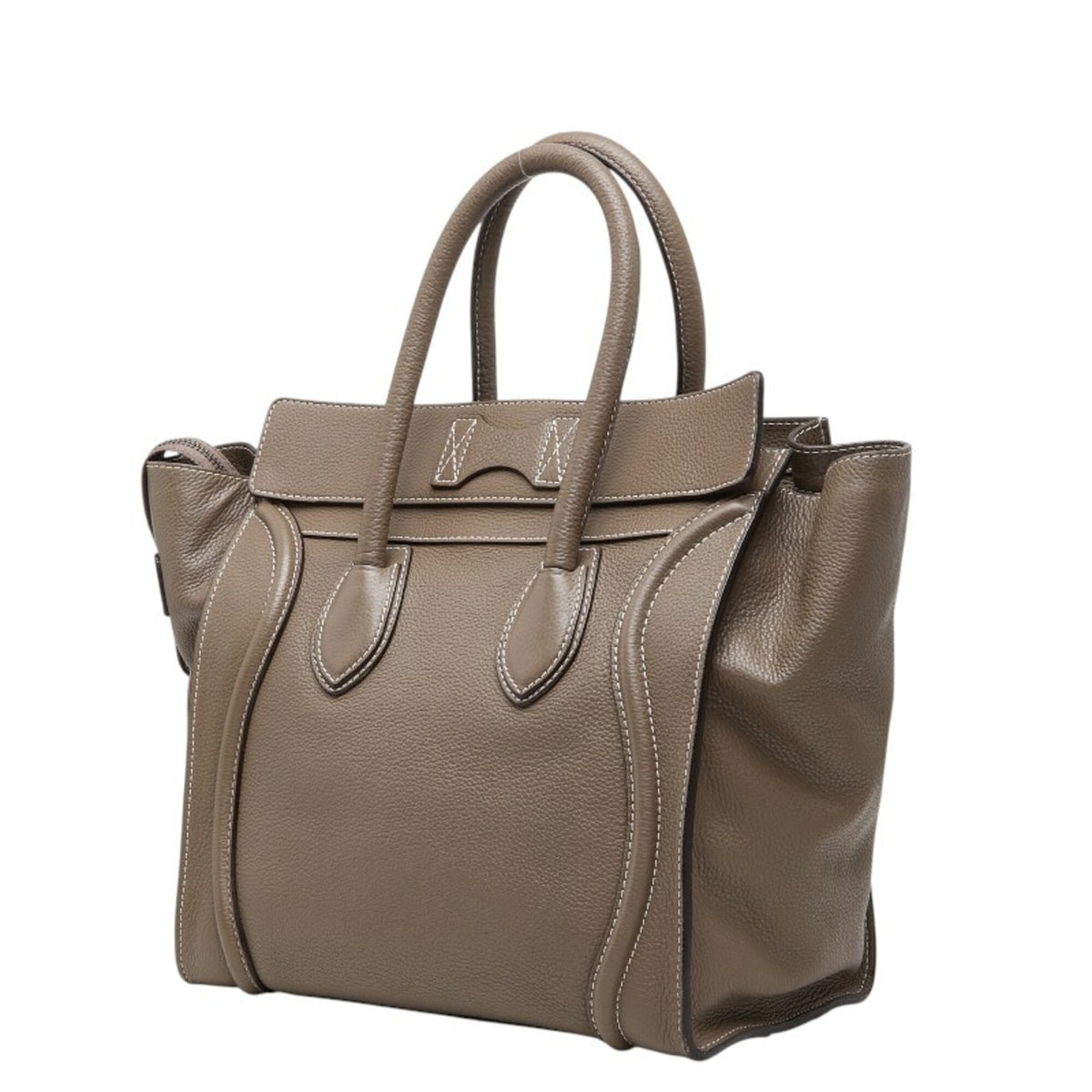 Celine Gray Leather Handbag (Pre-Owned)