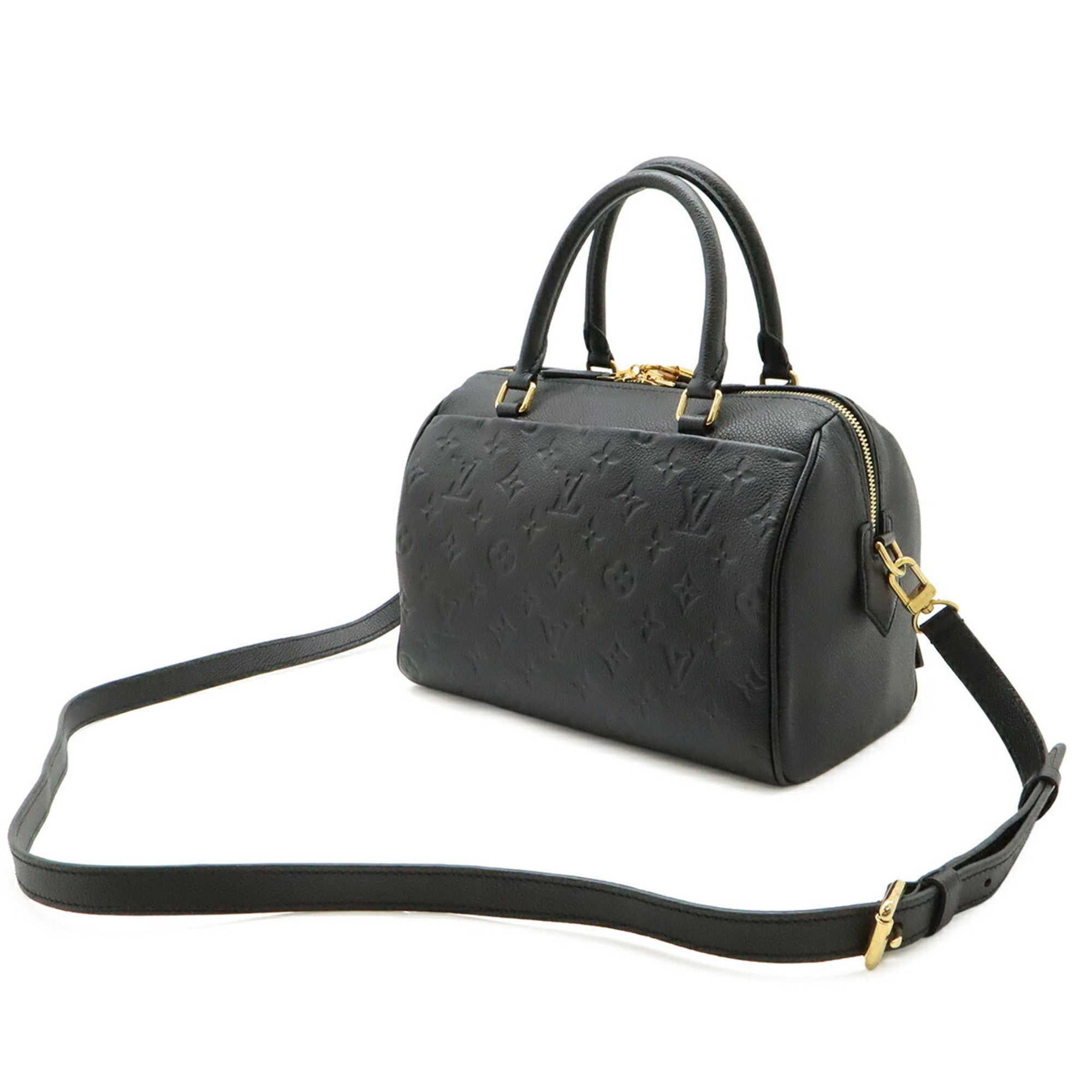 Louis Vuitton Black Noir Monogram Empreinte Handbag Shoulder Bag (Pre-Owned)