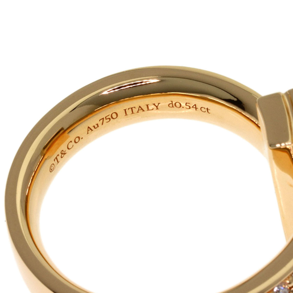 Tiffany Pink Gold (18K) Band Ring (Pre-Owned)