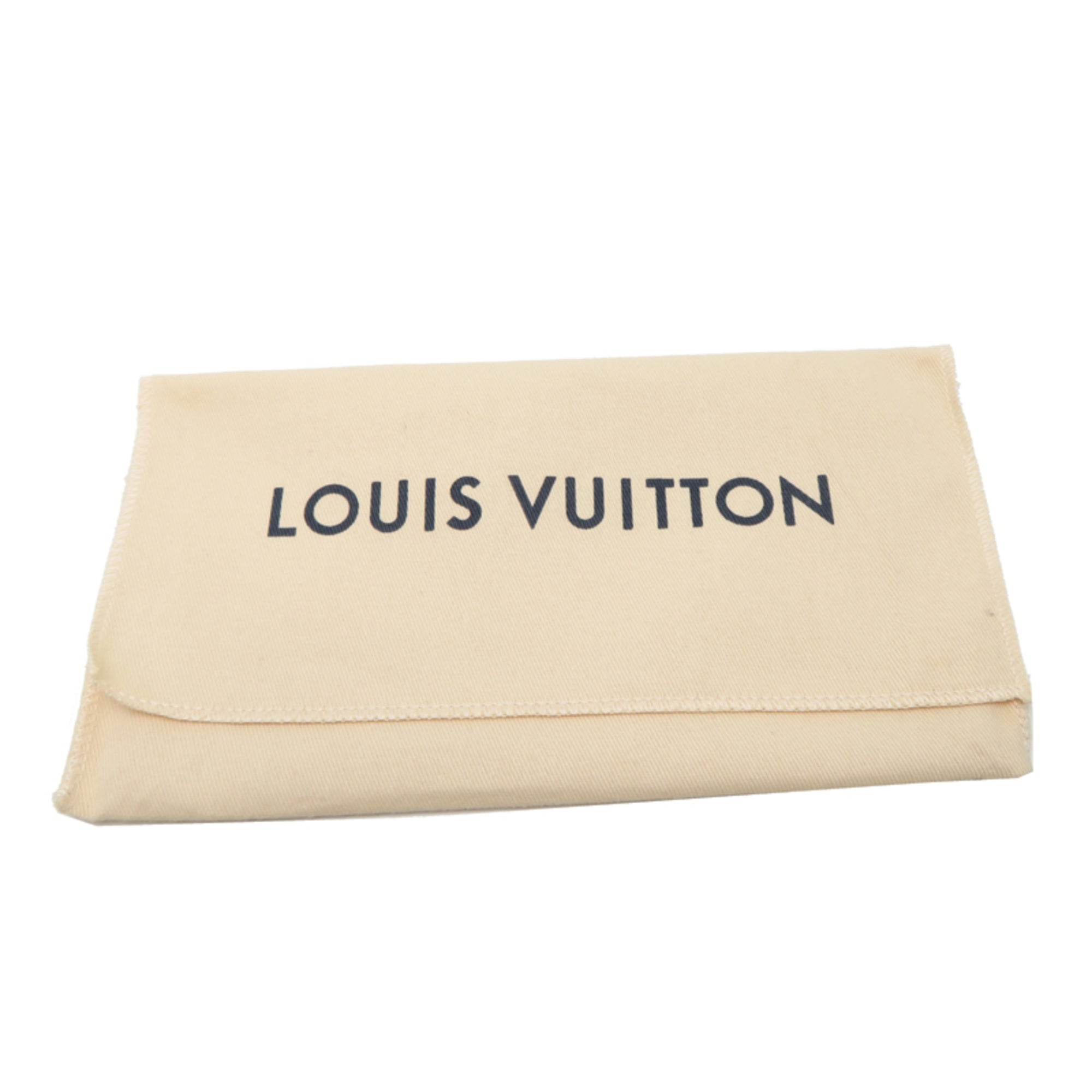 Louis Vuitton Black Leather Wallet (Bi-Fold) (Pre-Owned)