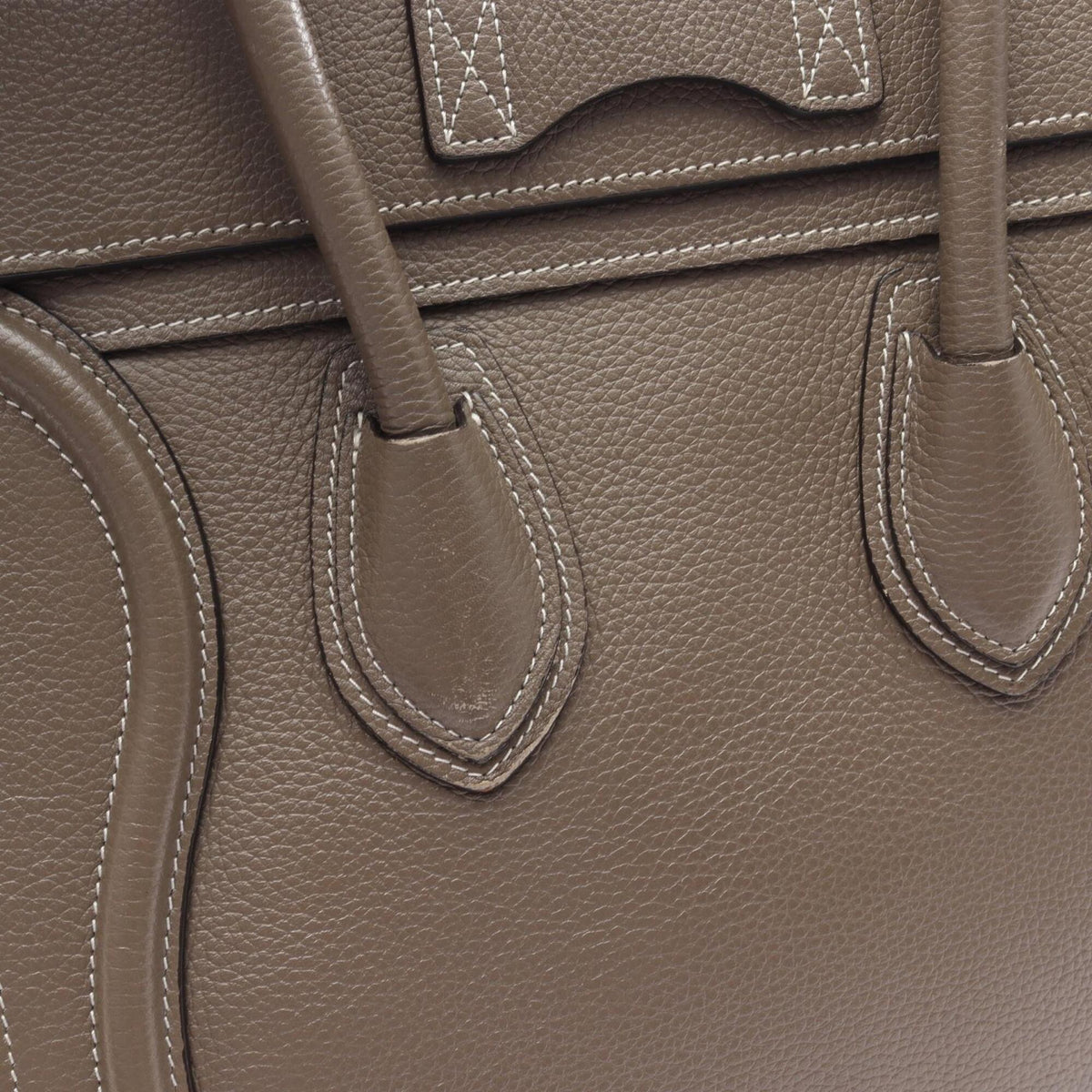 Celine Beige Leather Handbag (Pre-Owned)