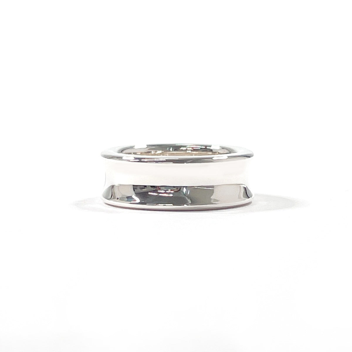Tiffany Silver Silver 925 Band Ring (Pre-Owned)