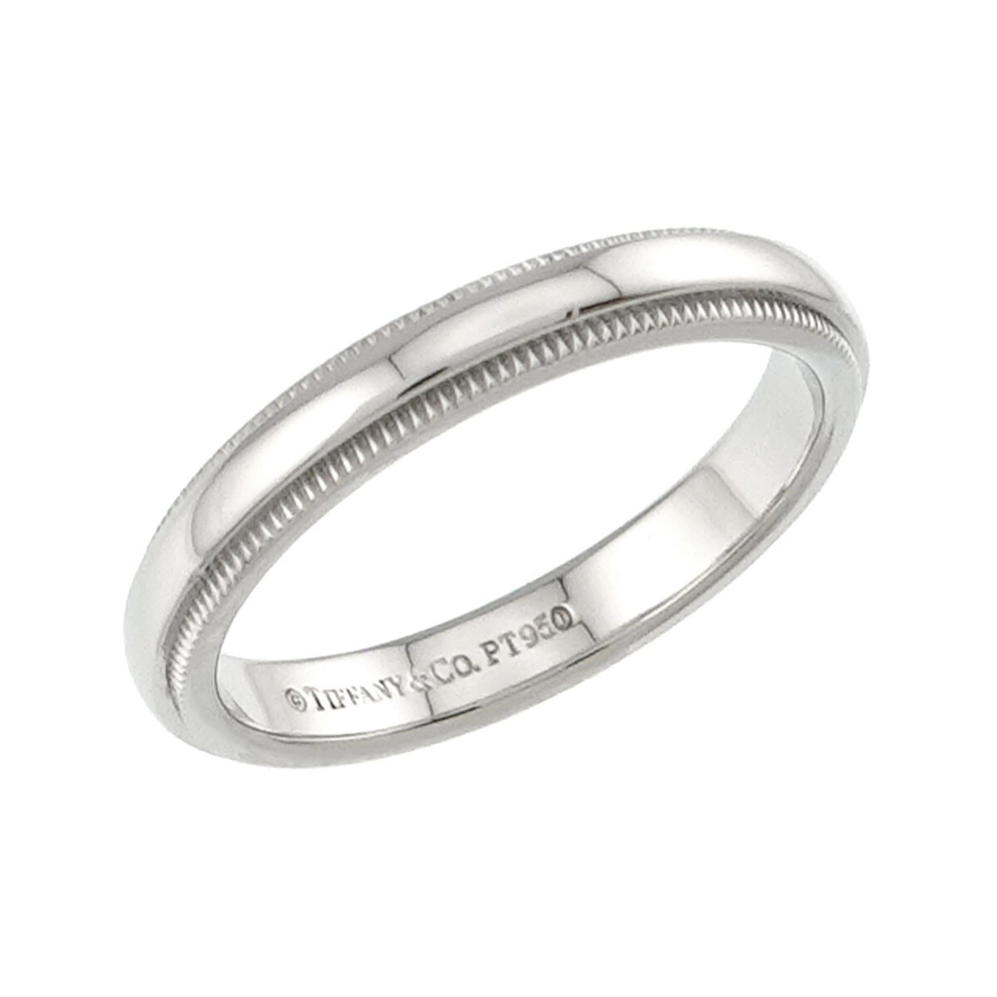 Tiffany Platinum 950 Band Ring (Pre-Owned)