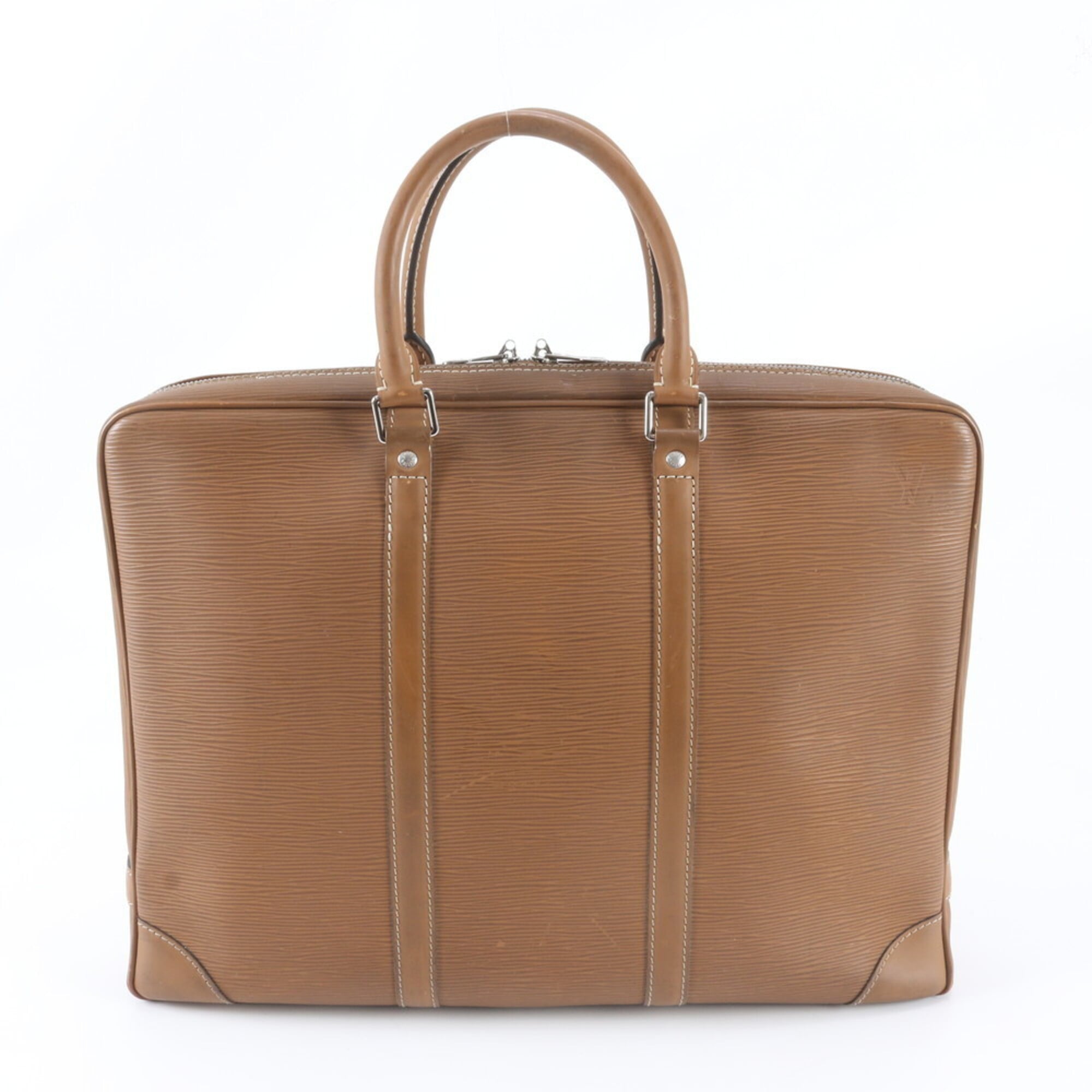 Louis Vuitton Epi Brown Leather Handbag (Pre-Owned)