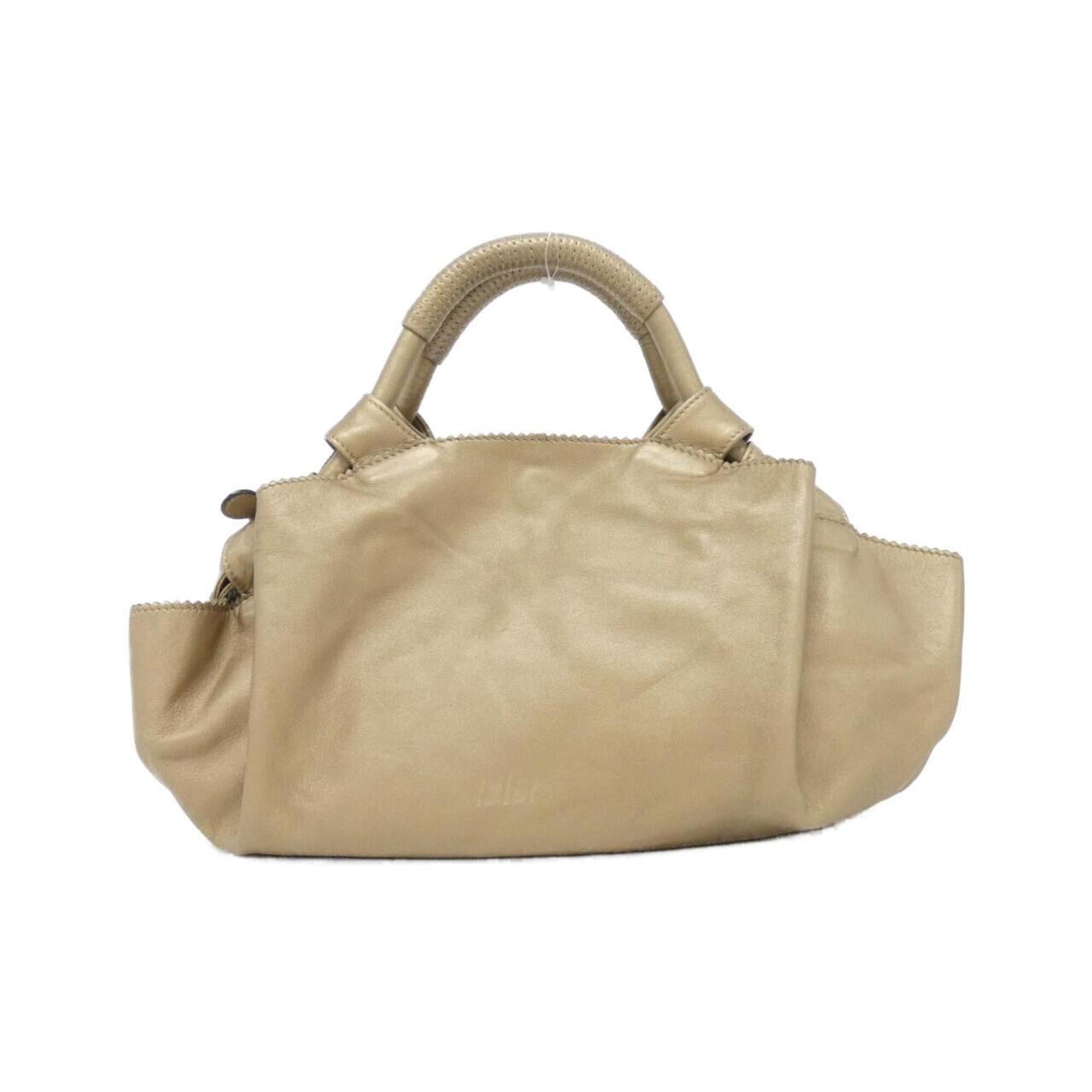 Loewe Gold Leather Handbag (Pre-Owned)