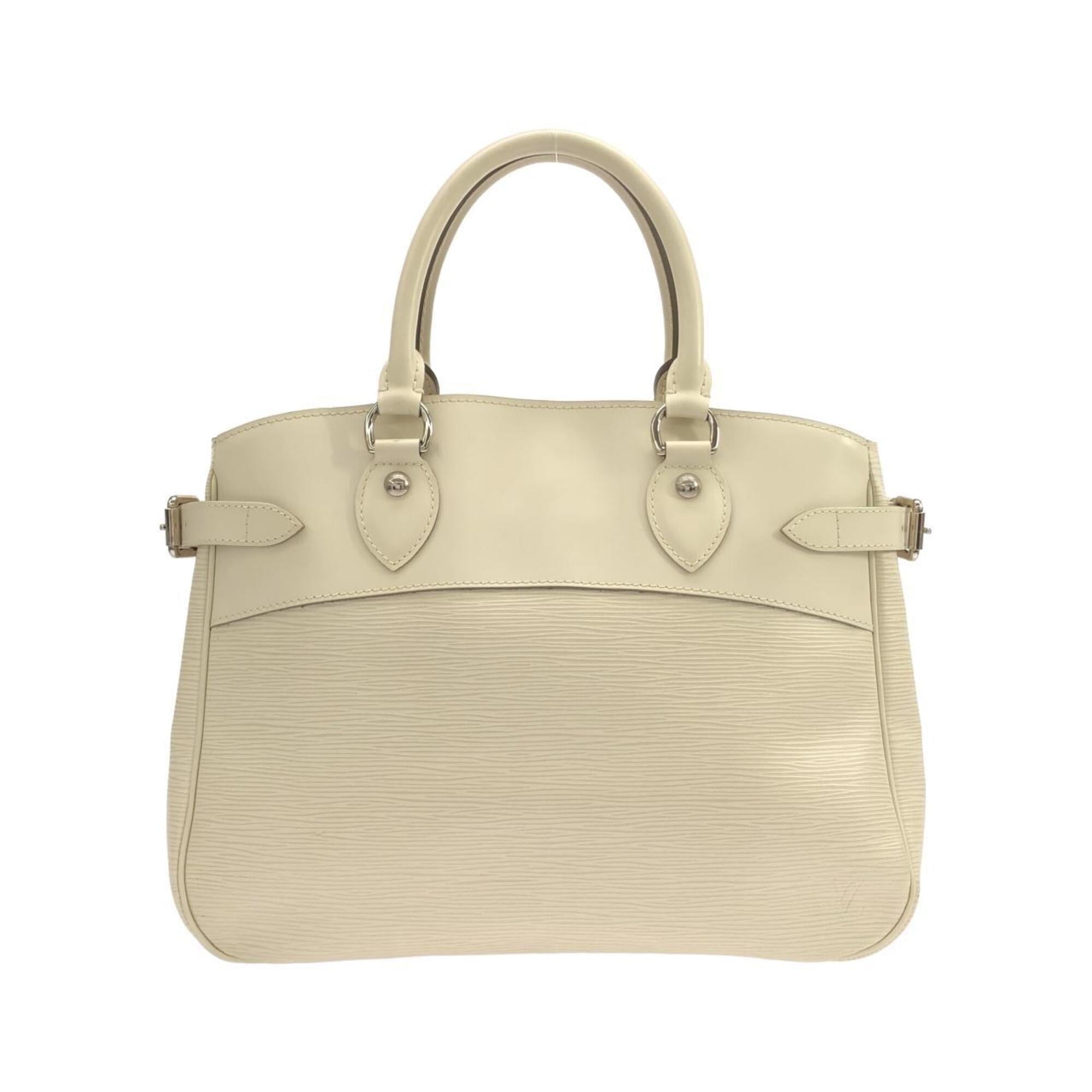 Louis Vuitton Lv Off White Leather Handbag (Pre-Owned)