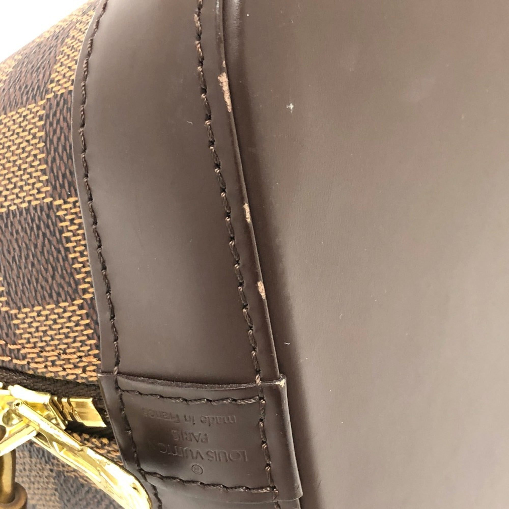 Louis Vuitton Brown Damier Canvas Handbag Tote Bag (Pre-Owned)