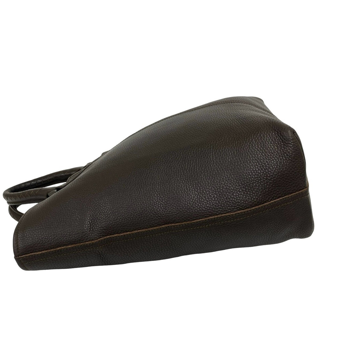 Bottega Veneta Brown Leather Handbag Tote Bag (Pre-Owned)