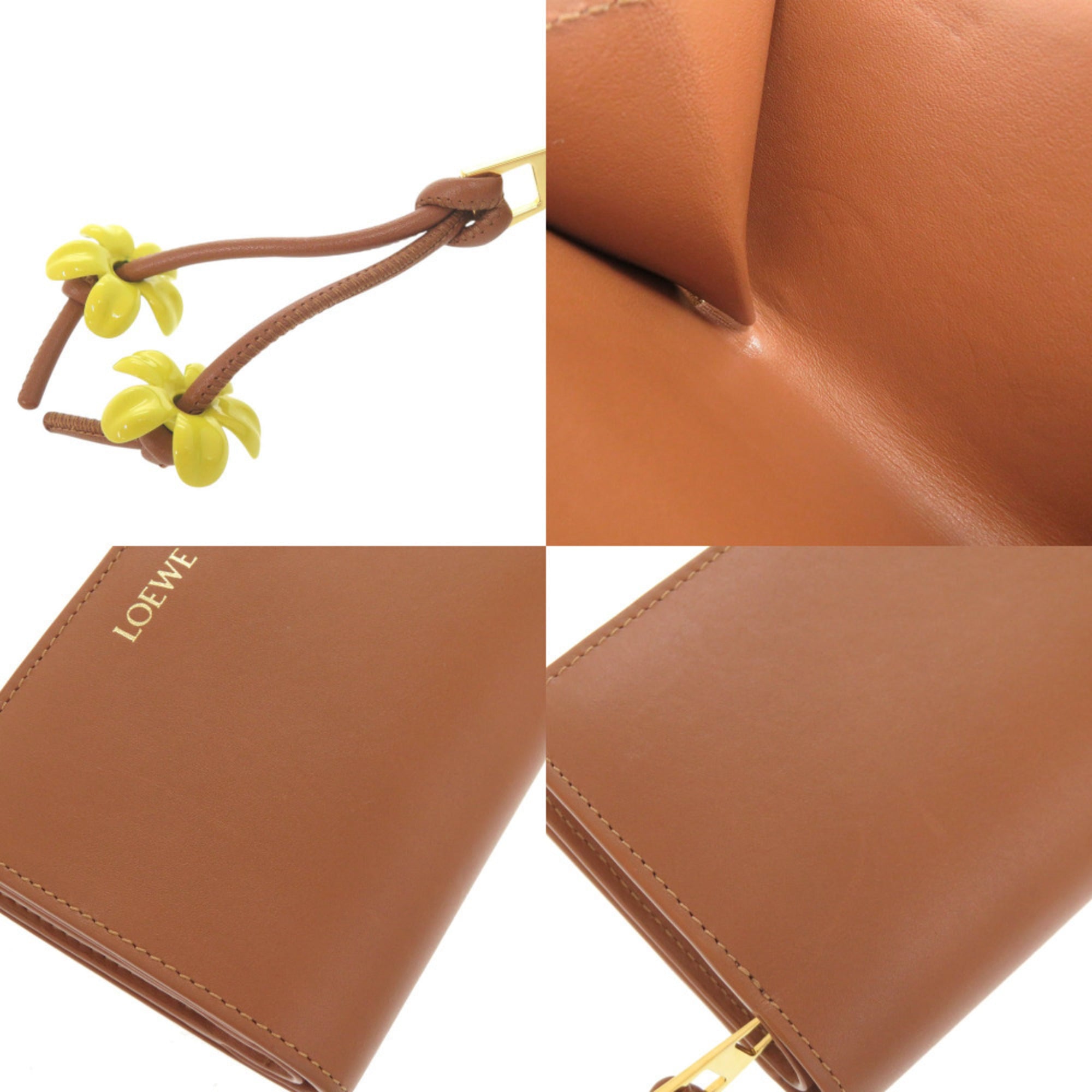 Loewe Brown Leather Wallet (Bi-Fold) (Pre-Owned)