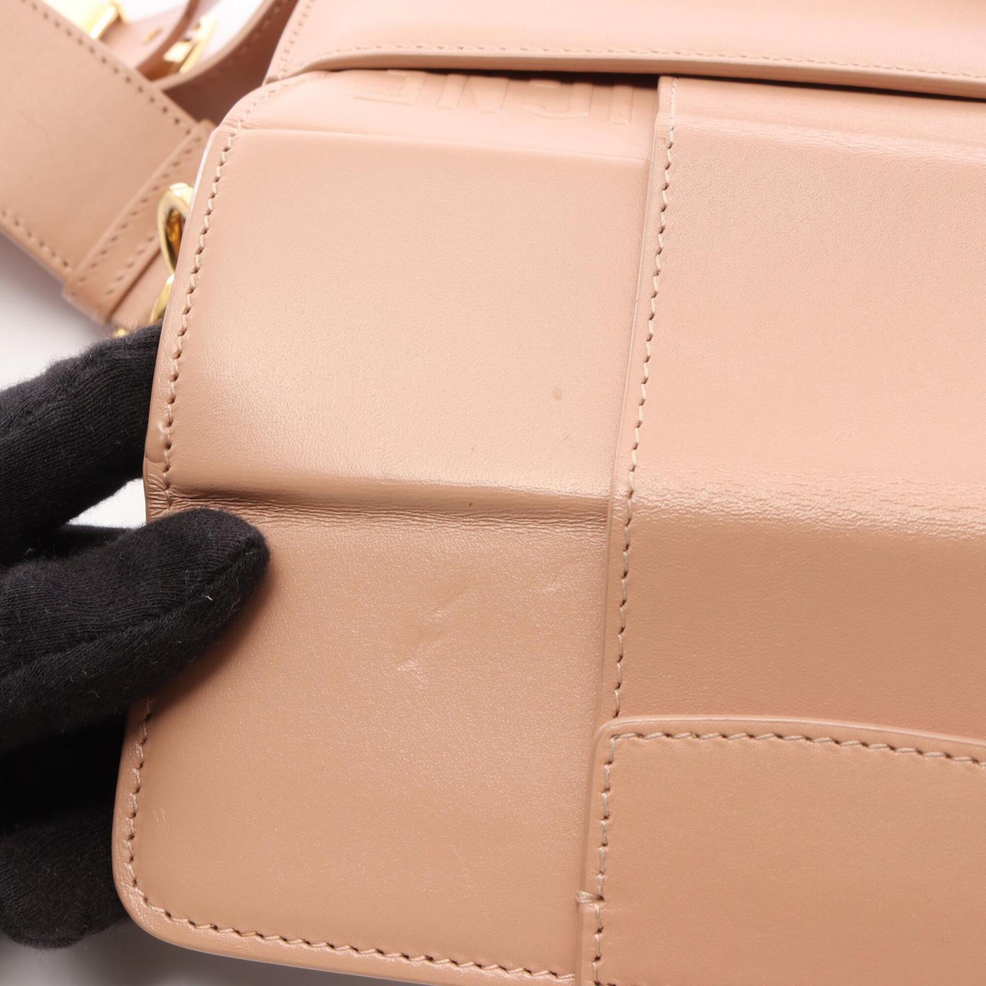 Christian Dior Pink Leather Handbag Shoulder Bag (Pre-Owned)