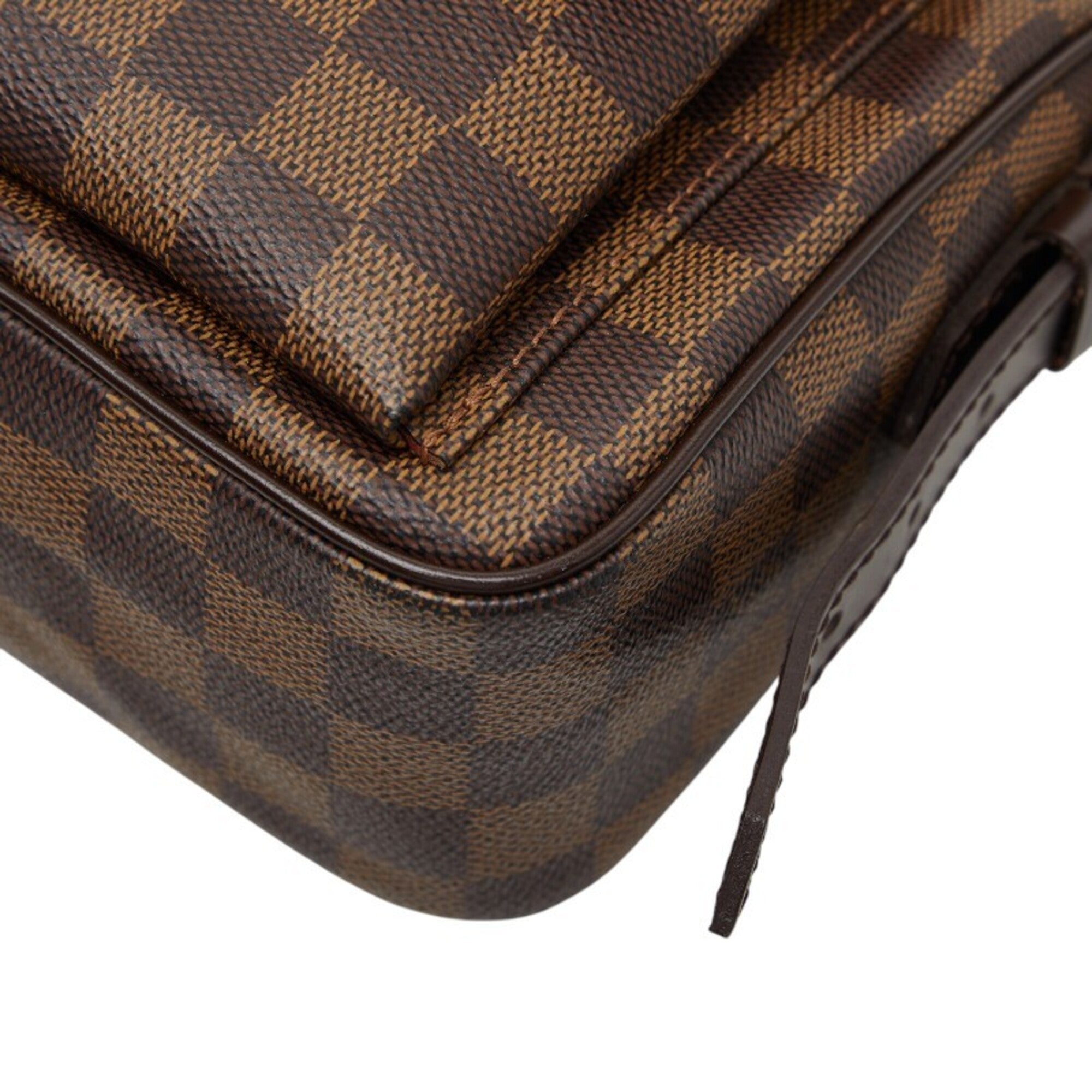 Louis Vuitton Damier Brown Pvc Leather Shoulder Bag (Pre-Owned)