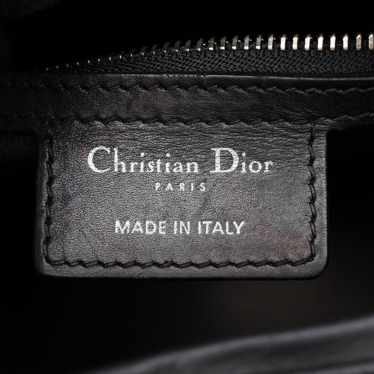 Christian Dior Black Leather Handbag (Pre-Owned)