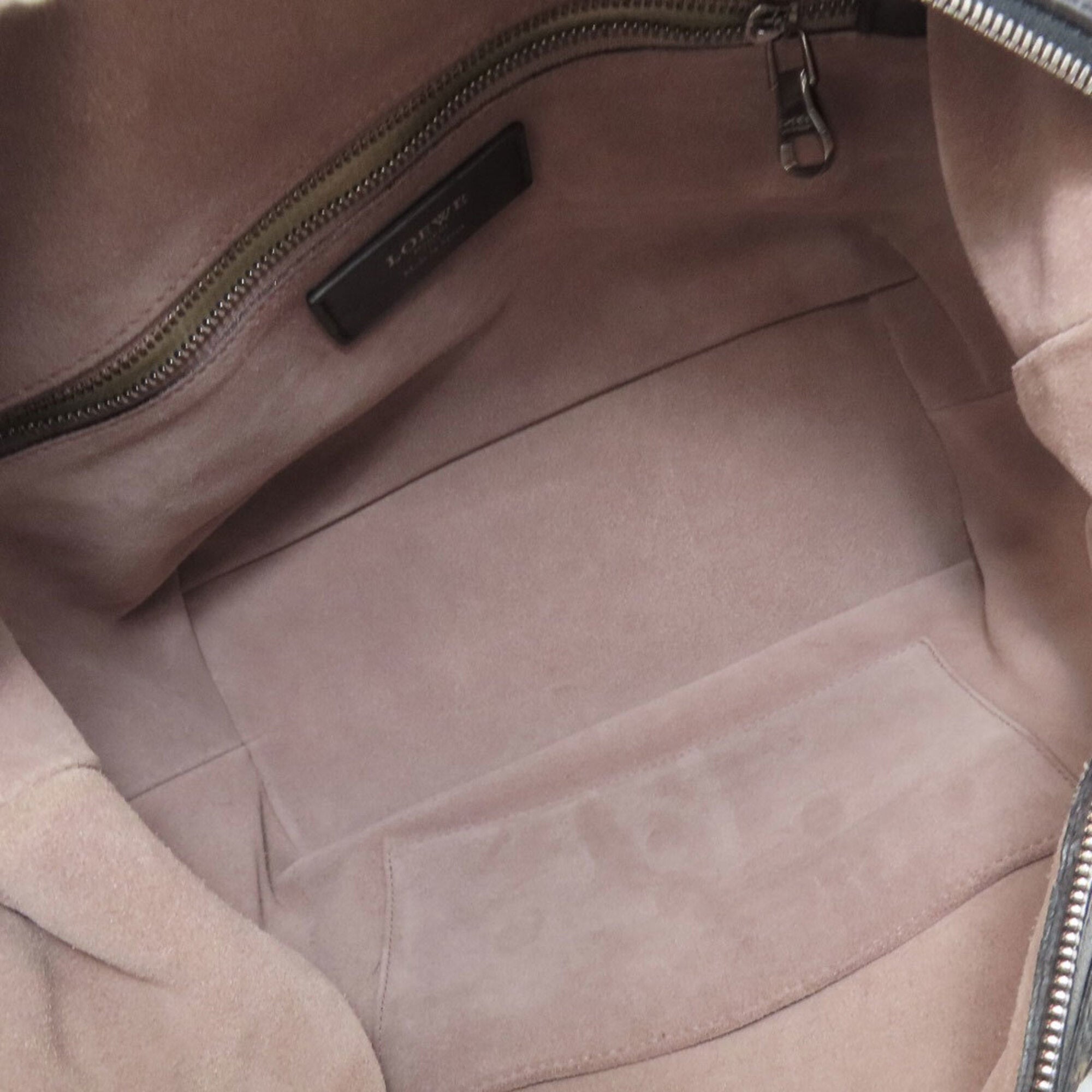 Loewe Black Leather Handbag (Pre-Owned)