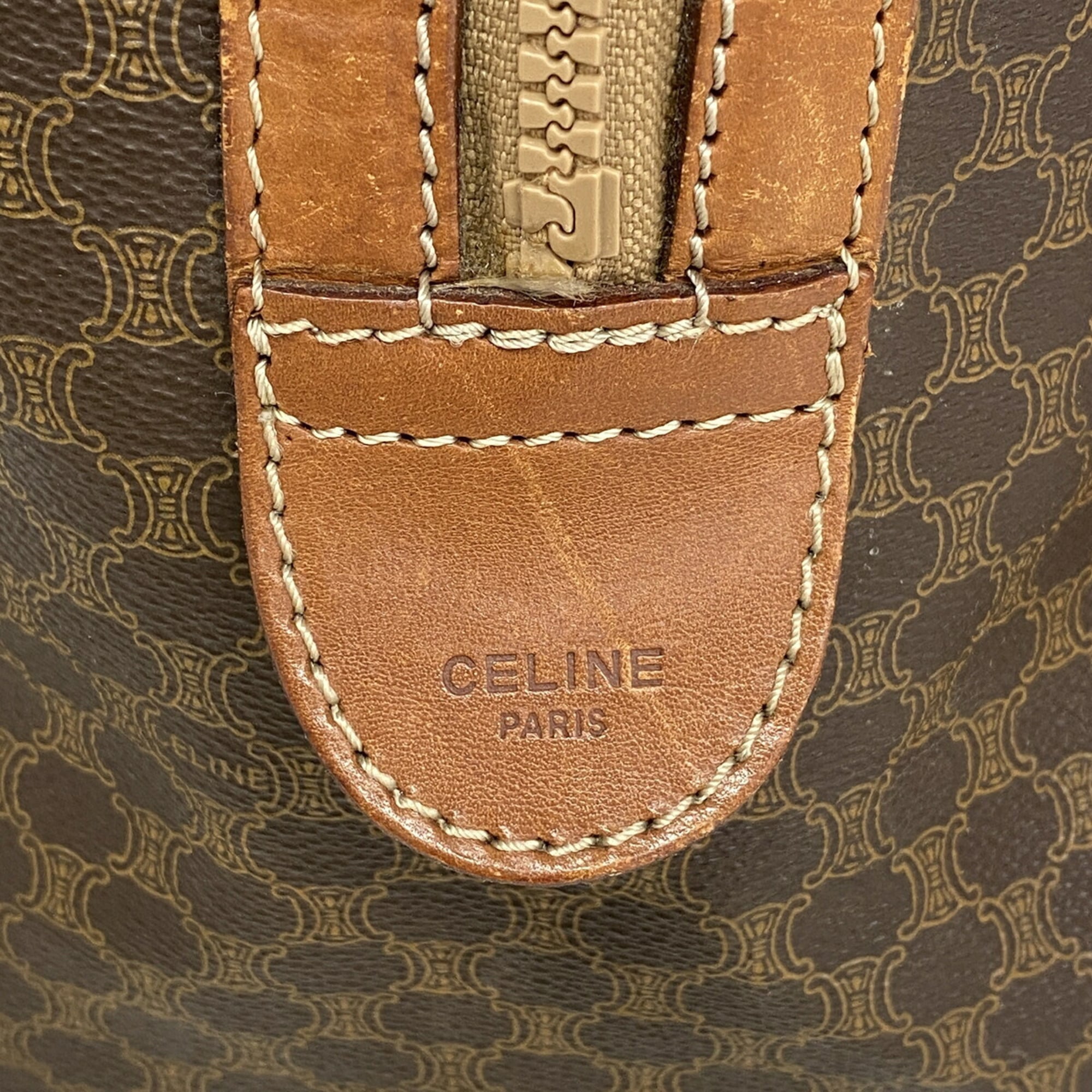 Celine Brown Pvc Handbag (Pre-Owned)