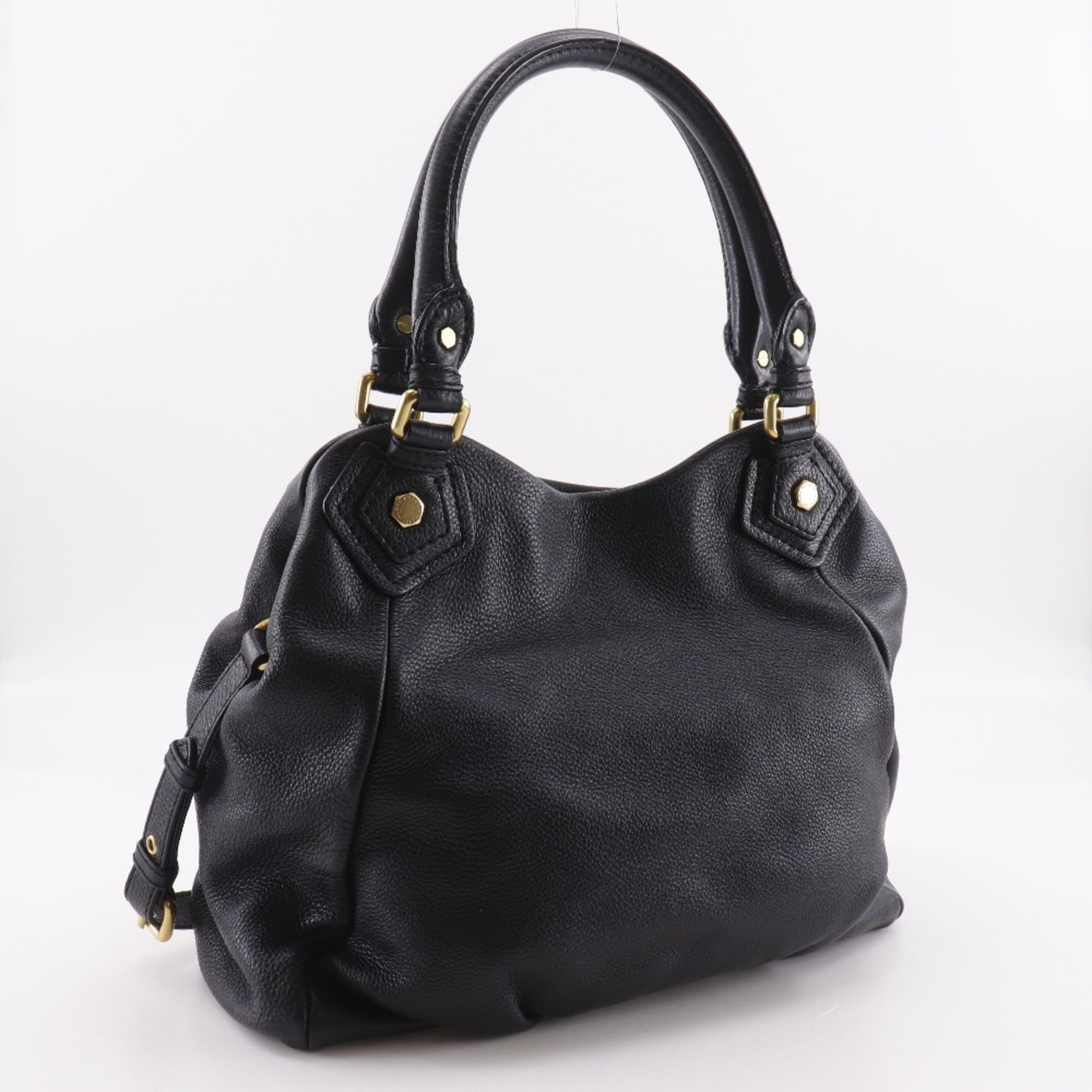Marc By Marc Jacobs Black Leather Tote Bag (Pre-Owned)