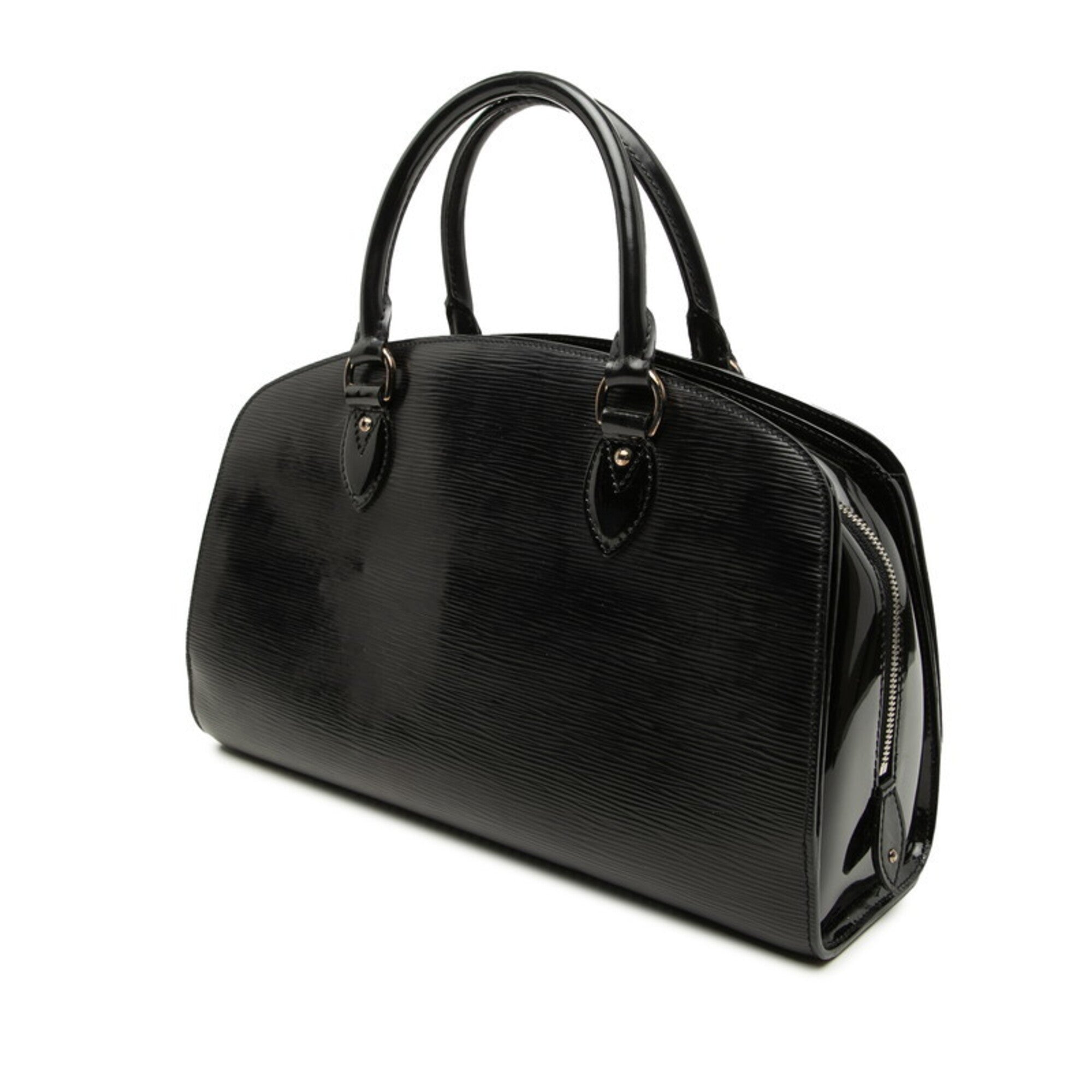 Louis Vuitton Black Noir Patent Leather Handbag (Pre-Owned)