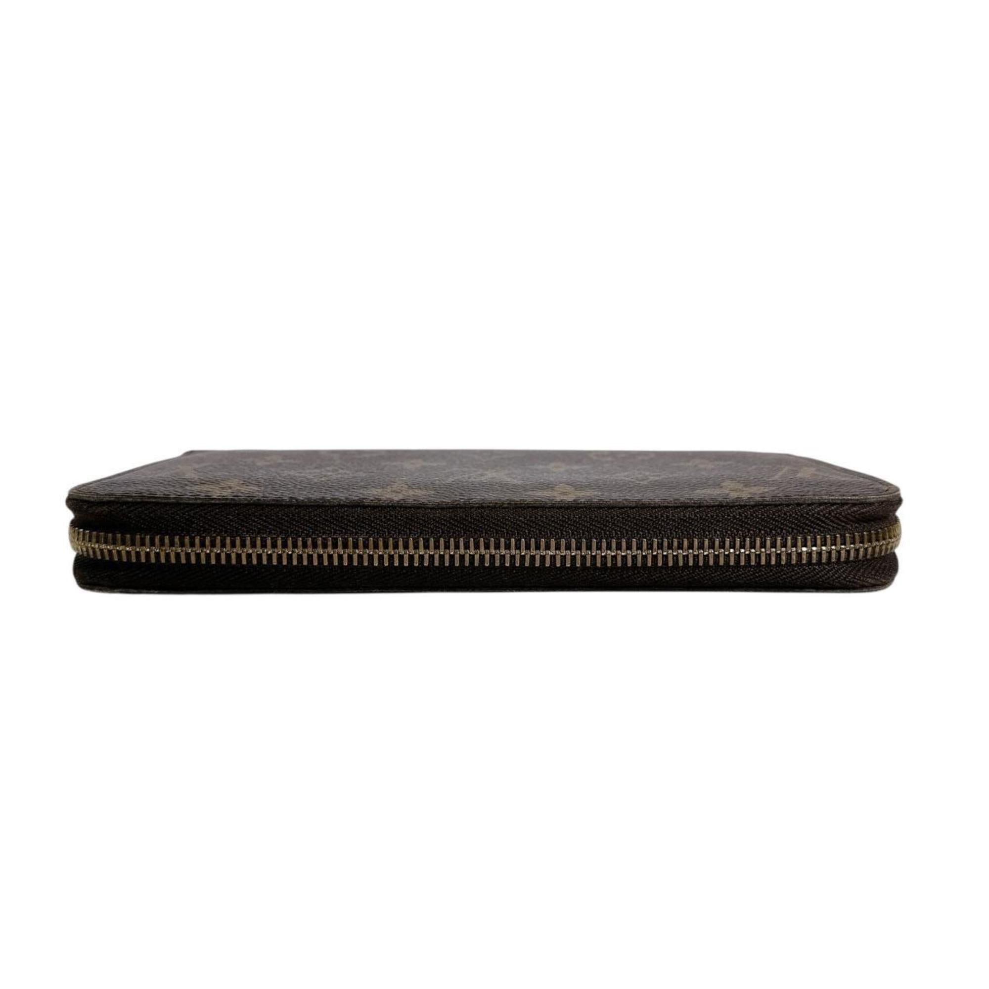 Louis Vuitton Brown Monogram Long Wallet (Bi-Fold) (Pre-Owned)