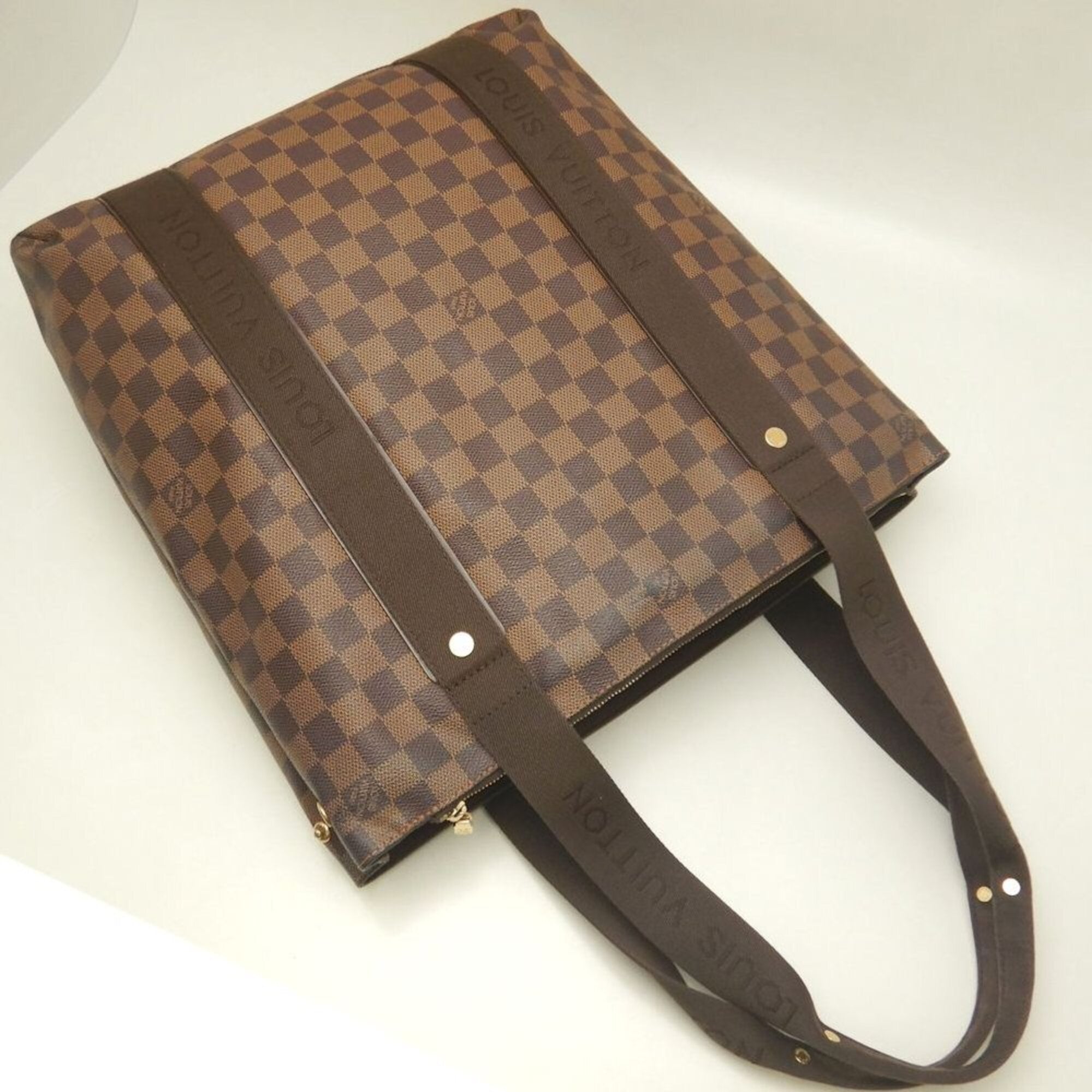 Louis Vuitton Ebene Damier Canvas Tote Bag (Pre-Owned)