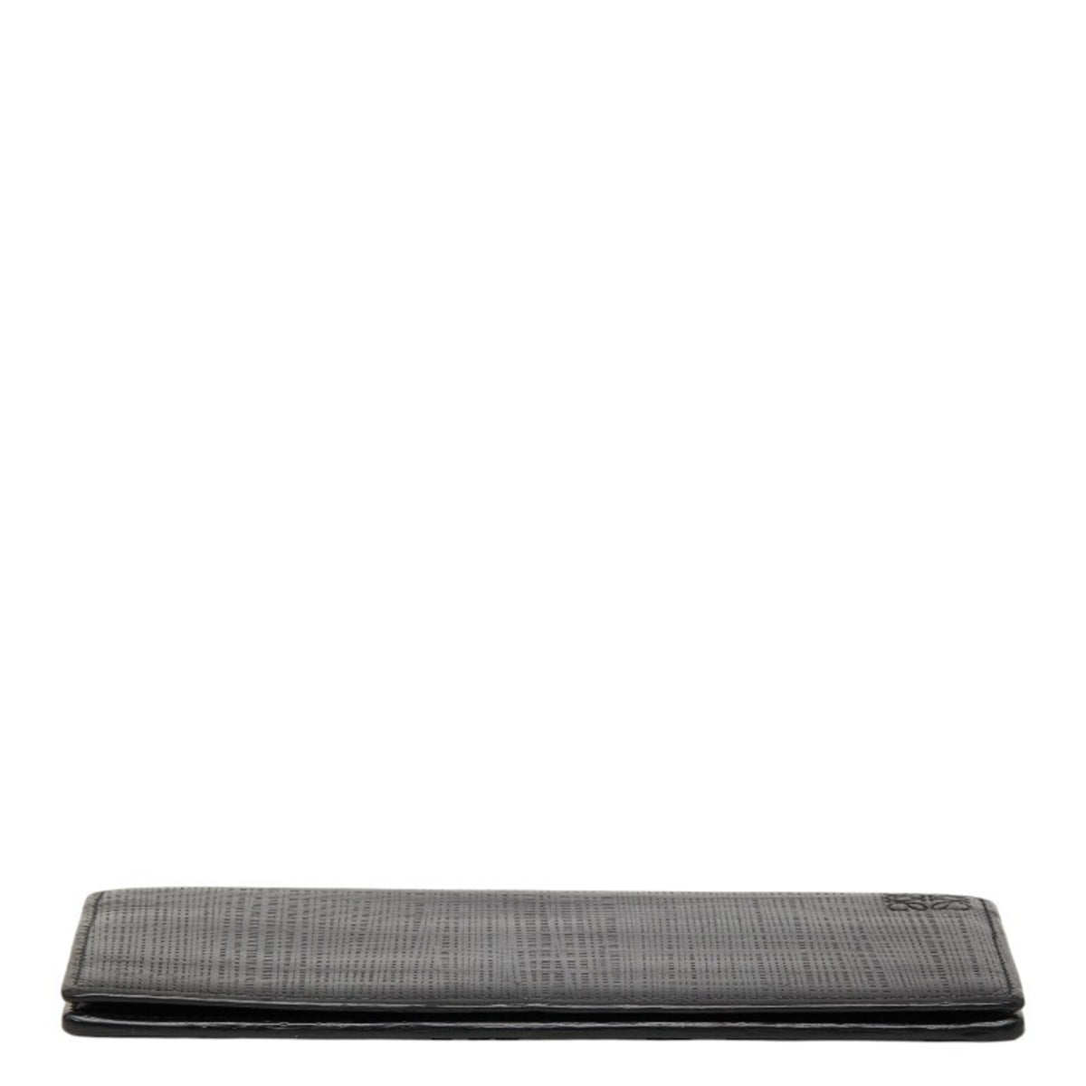 Loewe Black Leather Long Wallet (Bi-Fold) (Pre-Owned)