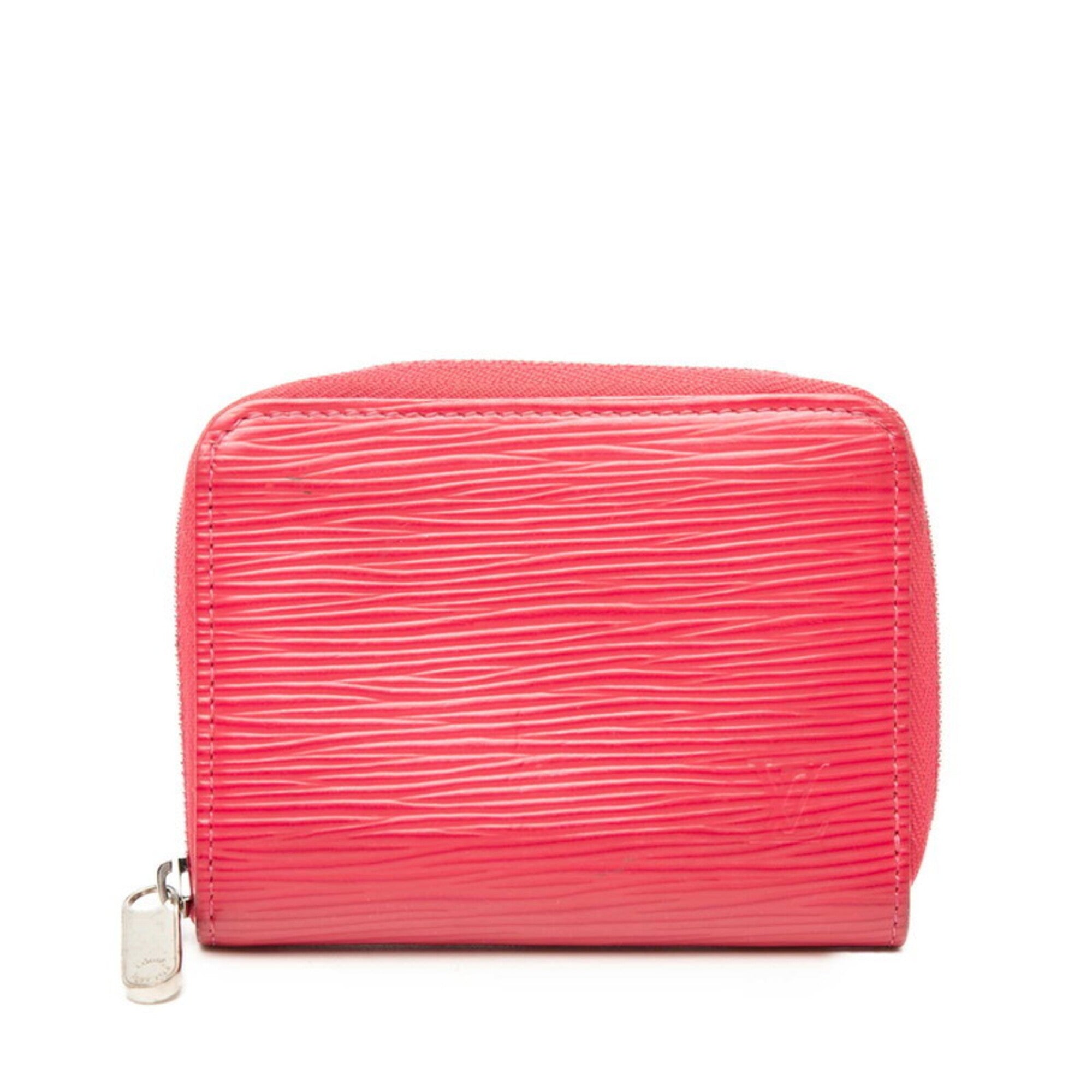 Louis Vuitton Grenade Pink Leather Coin Purse/Coin Case (Pre-Owned)