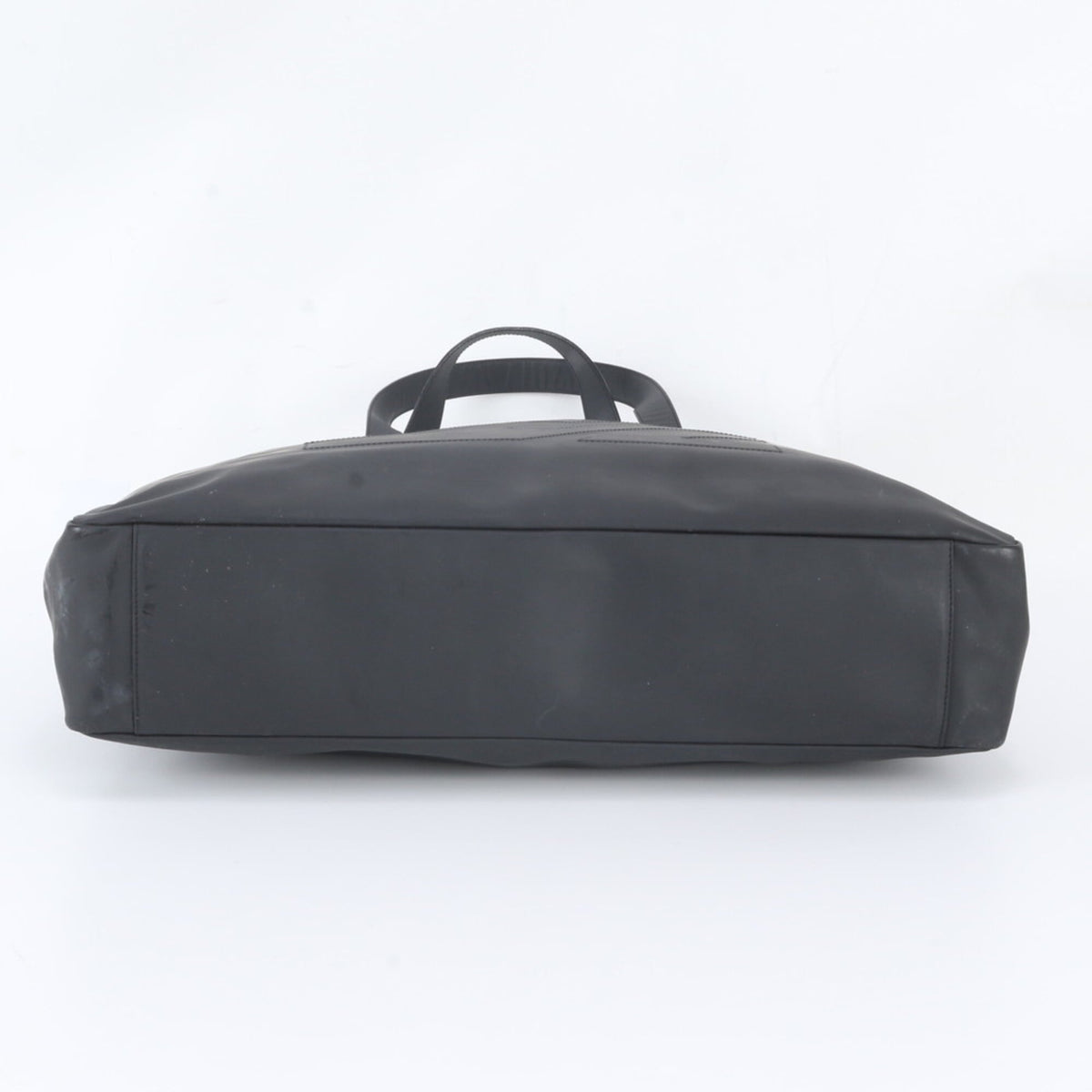 Salvatore Ferragamo Black Leather Shoulder Bag Tote Bag (Pre-Owned)