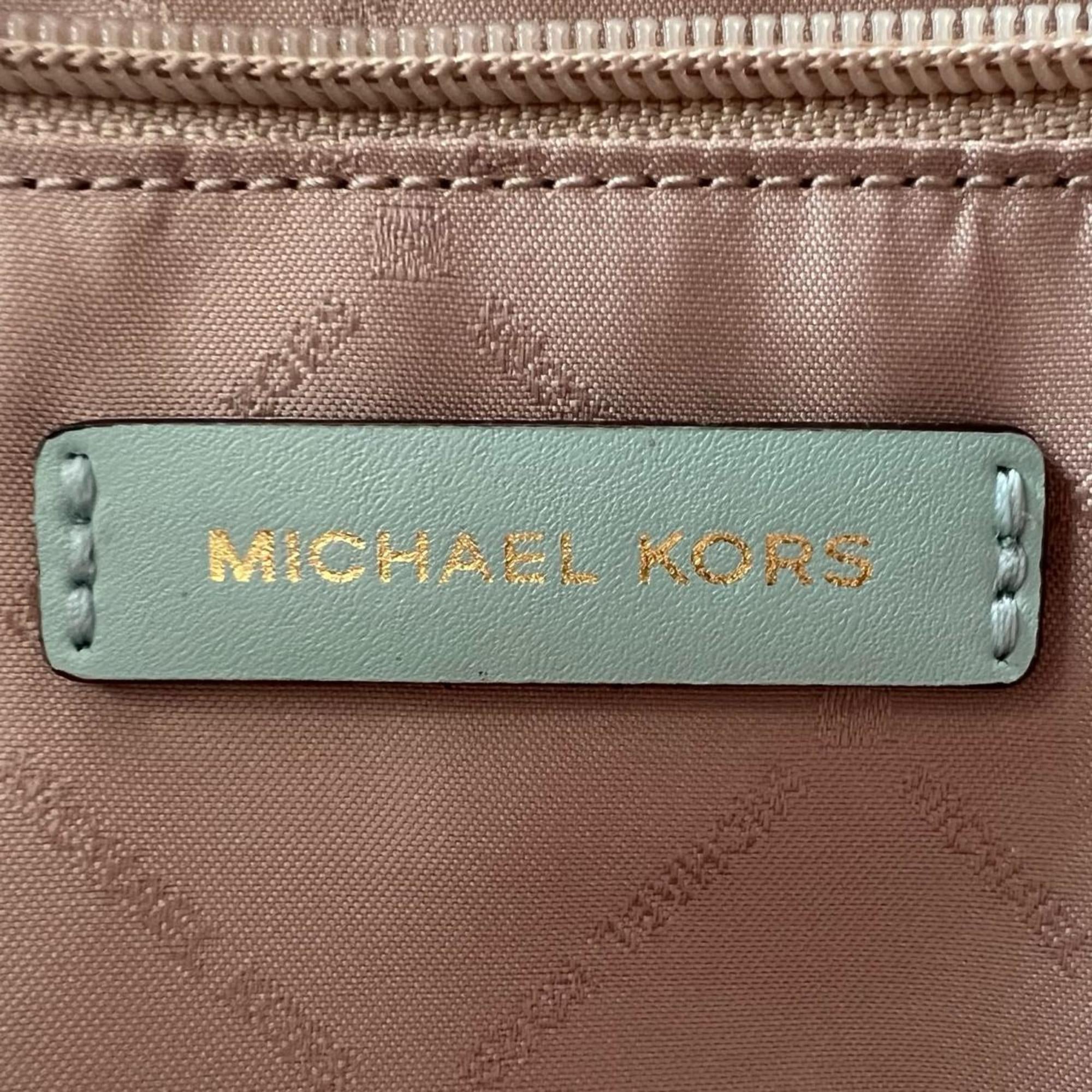 Michael Kors Light Green Handbag Shoulder Bag (Pre-Owned)