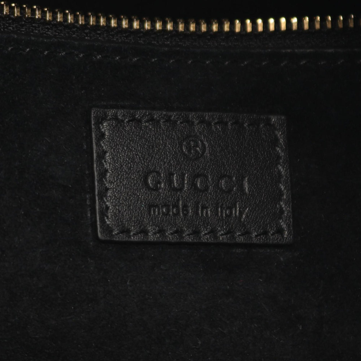Gucci Black Leather Handbag Shoulder Bag (Pre-Owned)