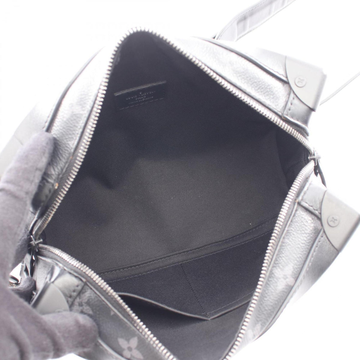 Louis Vuitton Black Monogram Eclipse Coated Canvas Leather Handbag Shoulder Bag (Pre-Owned)