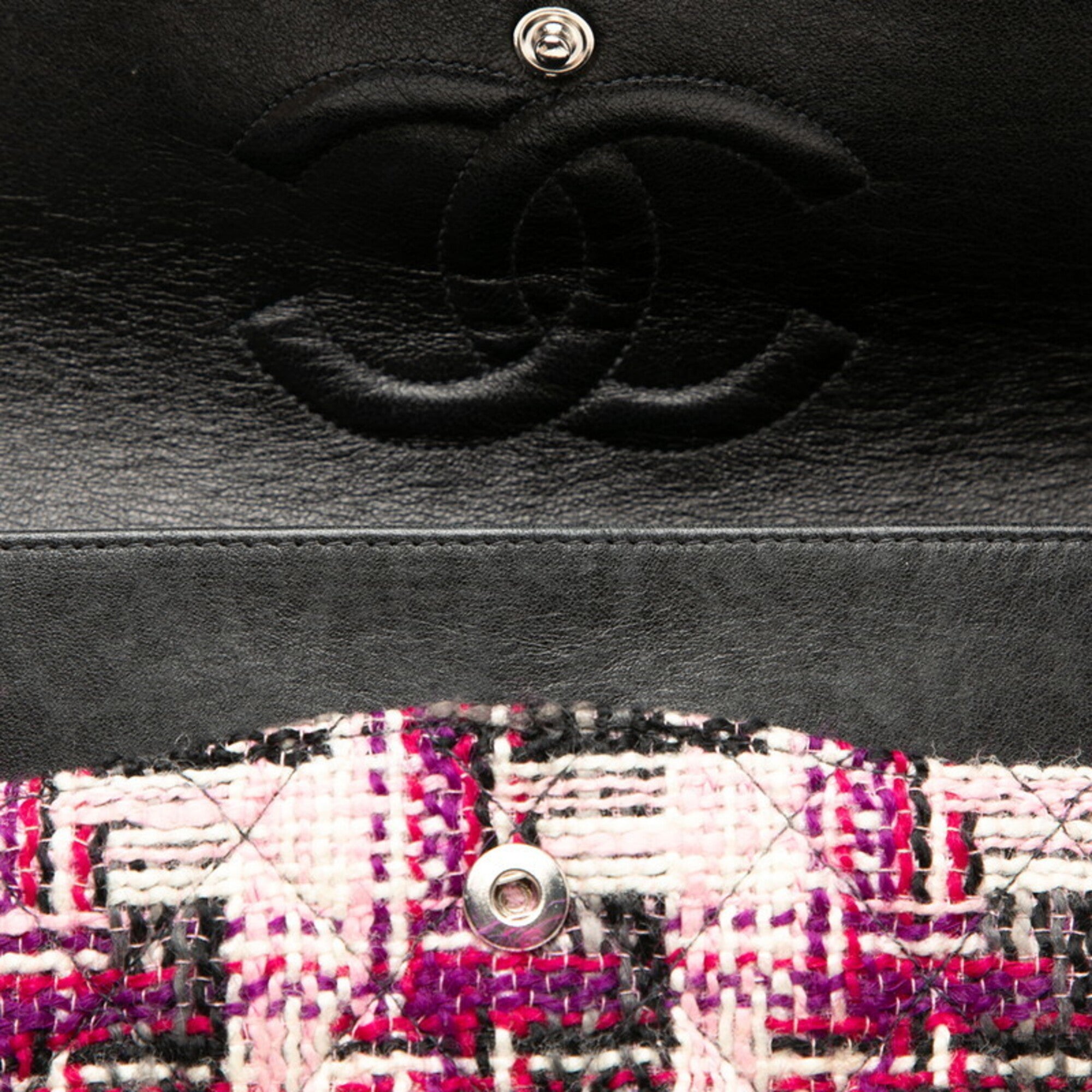 Chanel Multi-Color Tweed Leather Shoulder Bag (Pre-Owned)