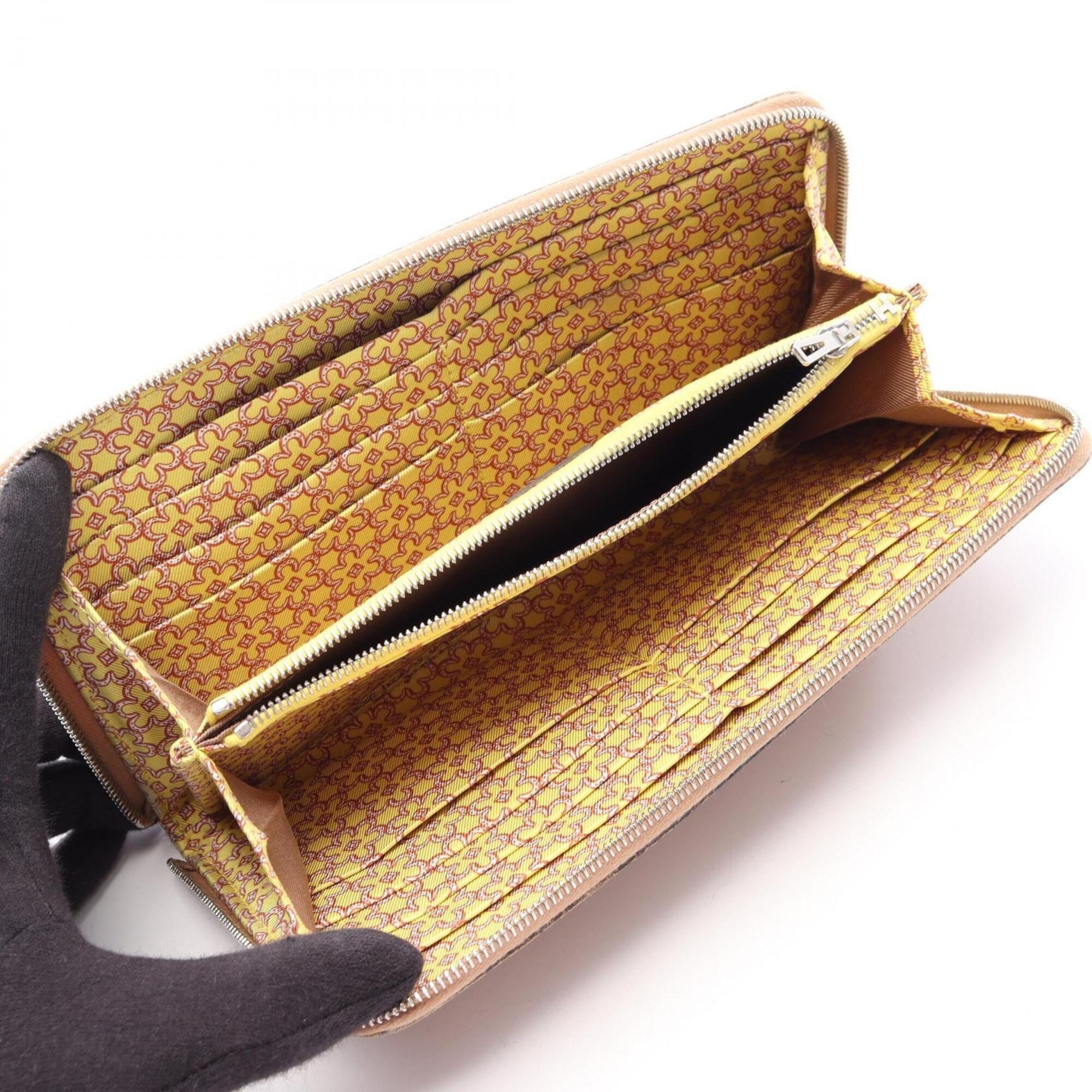 Hermes Brown Epsom Leather Long Wallet (Bi-Fold) (Pre-Owned)