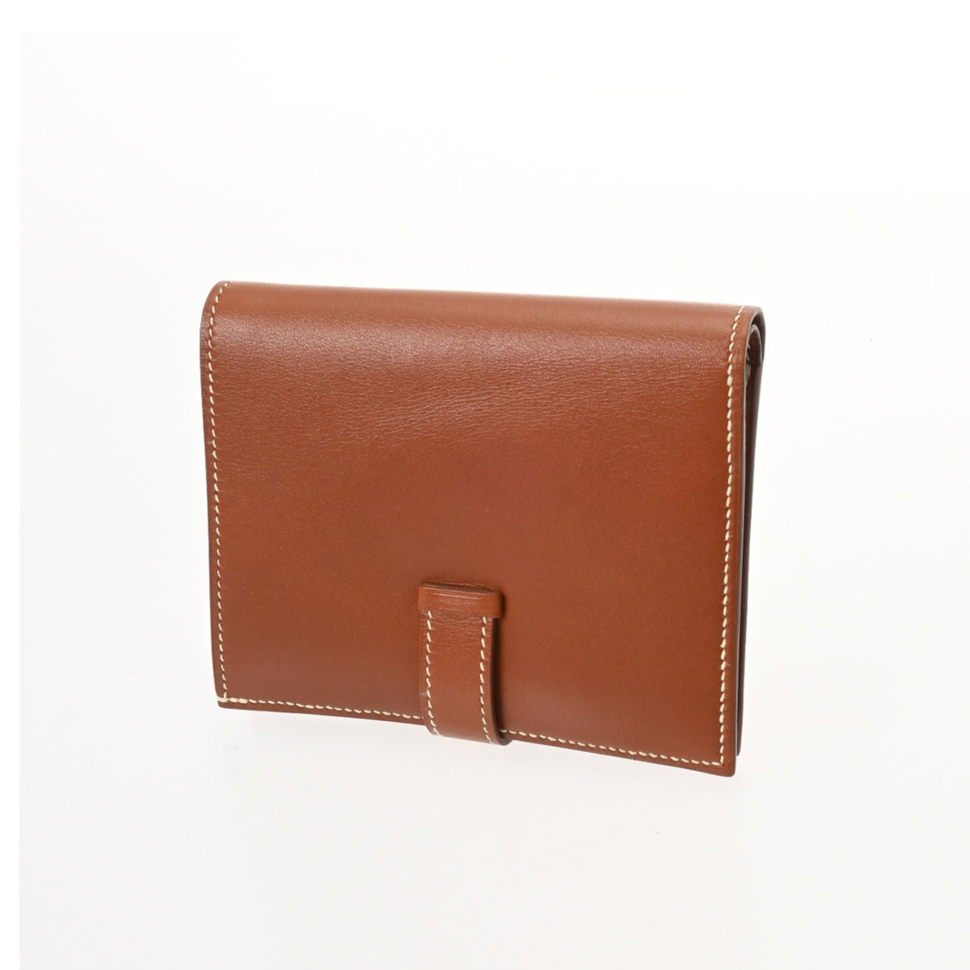 Hermes Fauve Leather Wallet (Bi-Fold) (Pre-Owned)