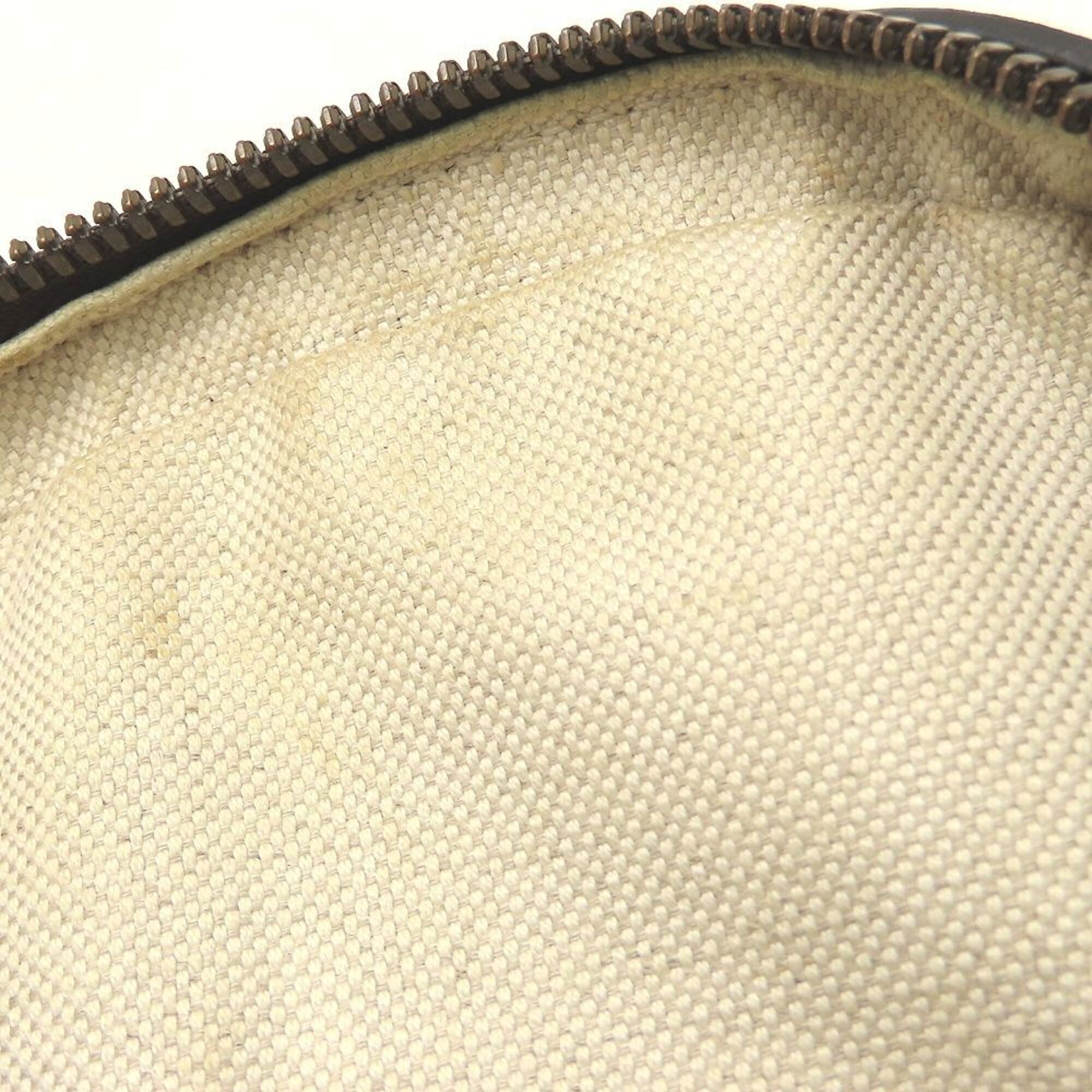 Gucci Beige Brown Gg Supreme Canvas Leather Backpack (Pre-Owned)