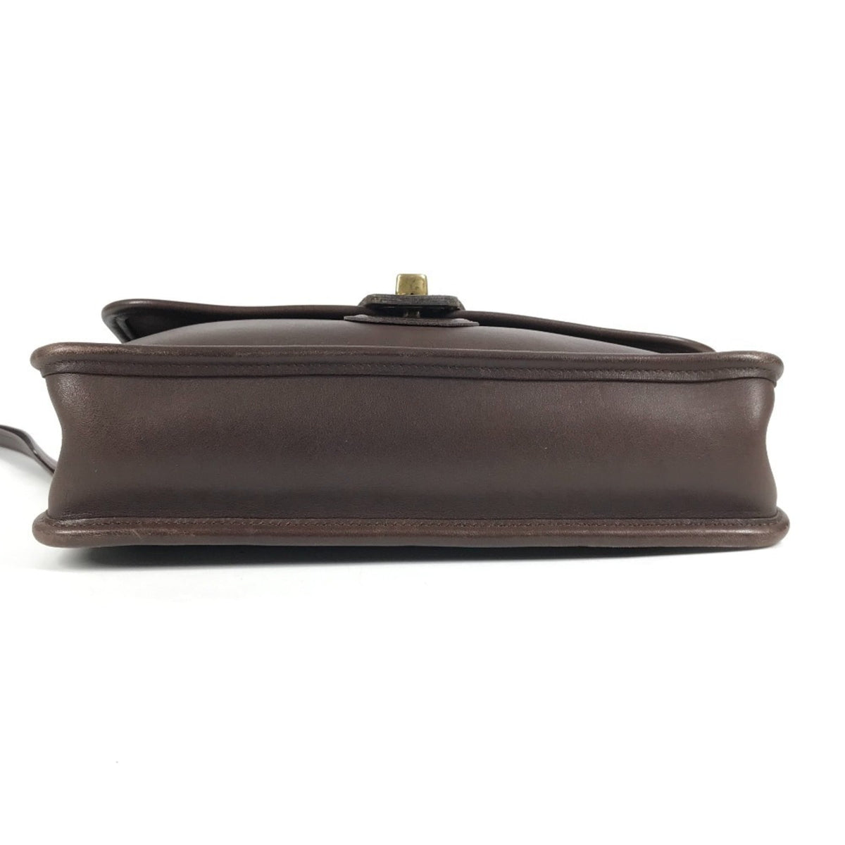 Coach Brown Leather Clutch Bag (Pre-Owned)