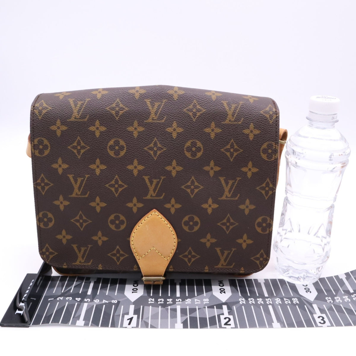 Louis Vuitton Beige Brown Monogram Monogram Shoulder Bag (Pre-Owned)