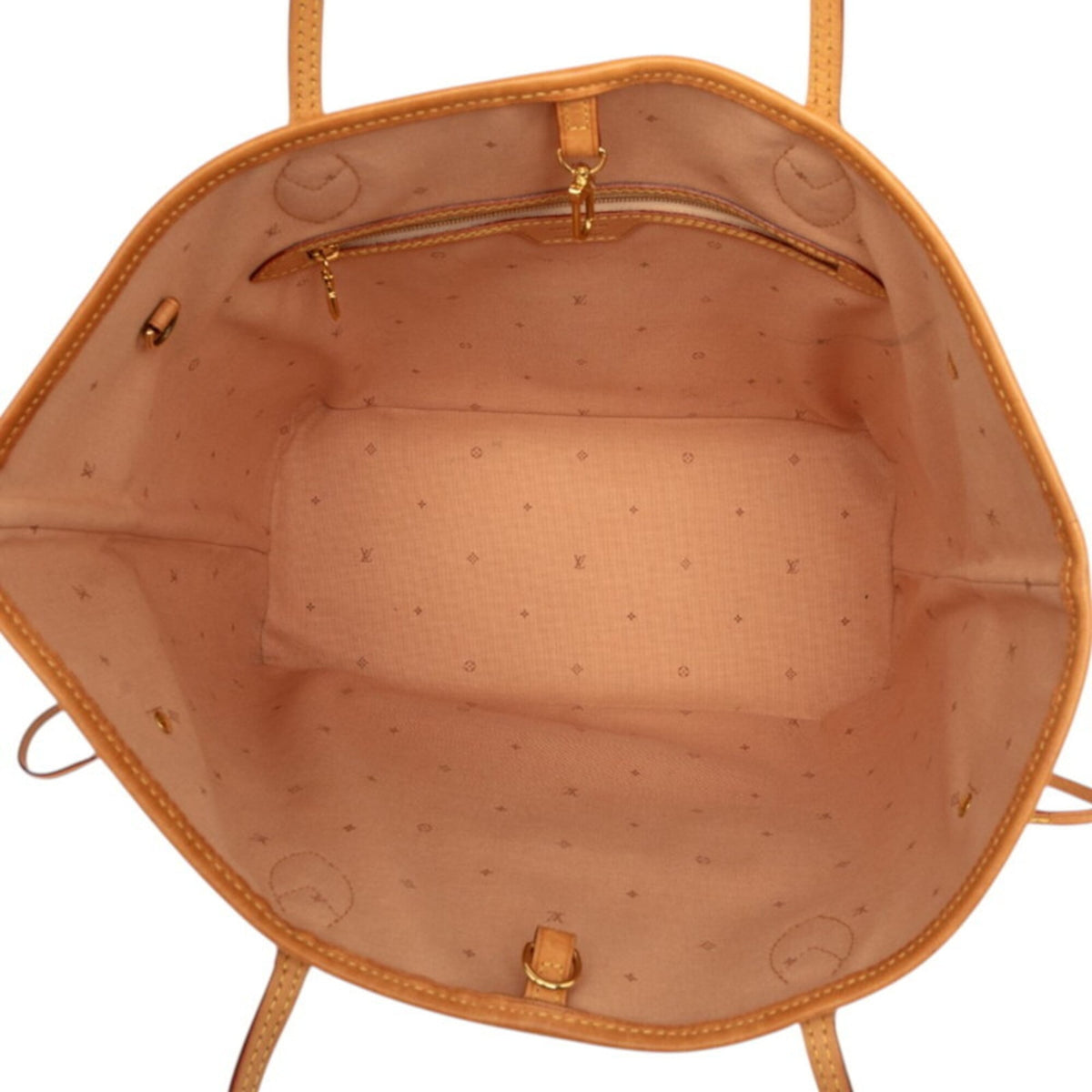 Louis Vuitton Beige Ivory Monogram Monogram Pouch Shoulder Bag Tote Bag (Pre-Owned)