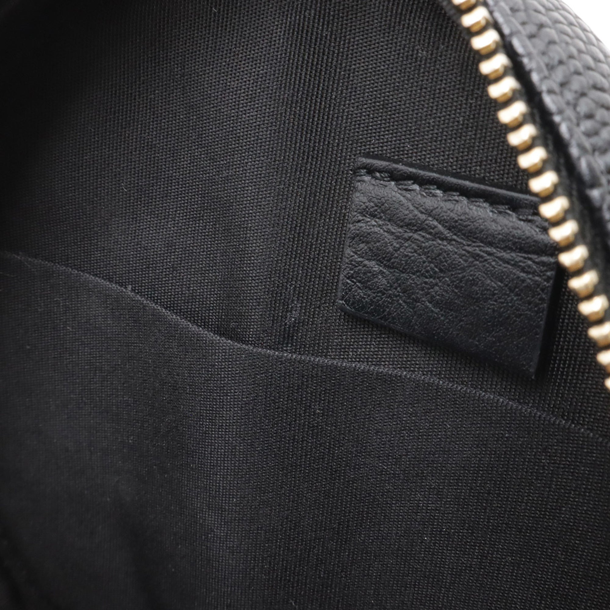 Chanel Black Grained Calfskin Pochette (Pre-Owned)