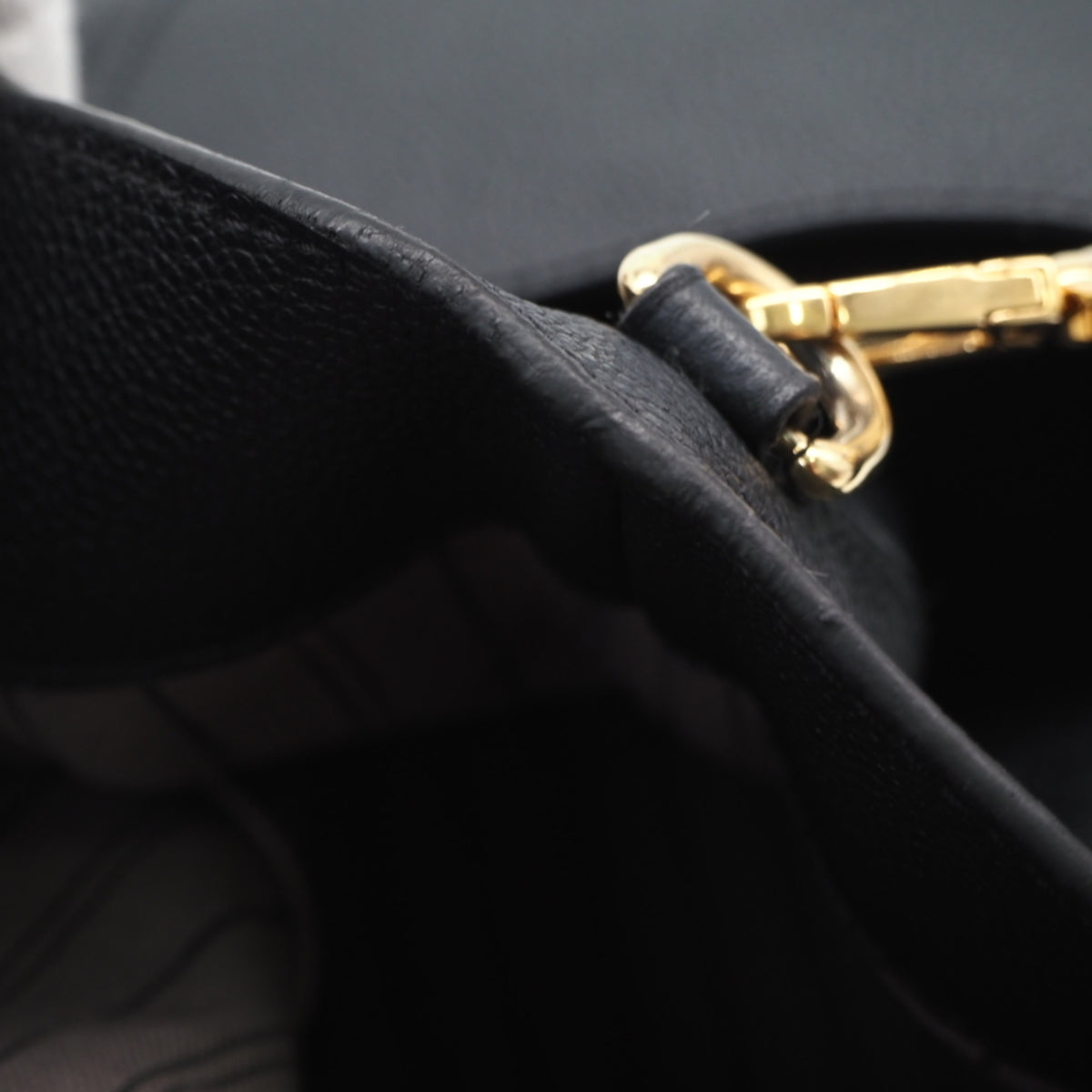 Louis Vuitton Black Noir Monogram Empreinte Handbag (Pre-Owned)