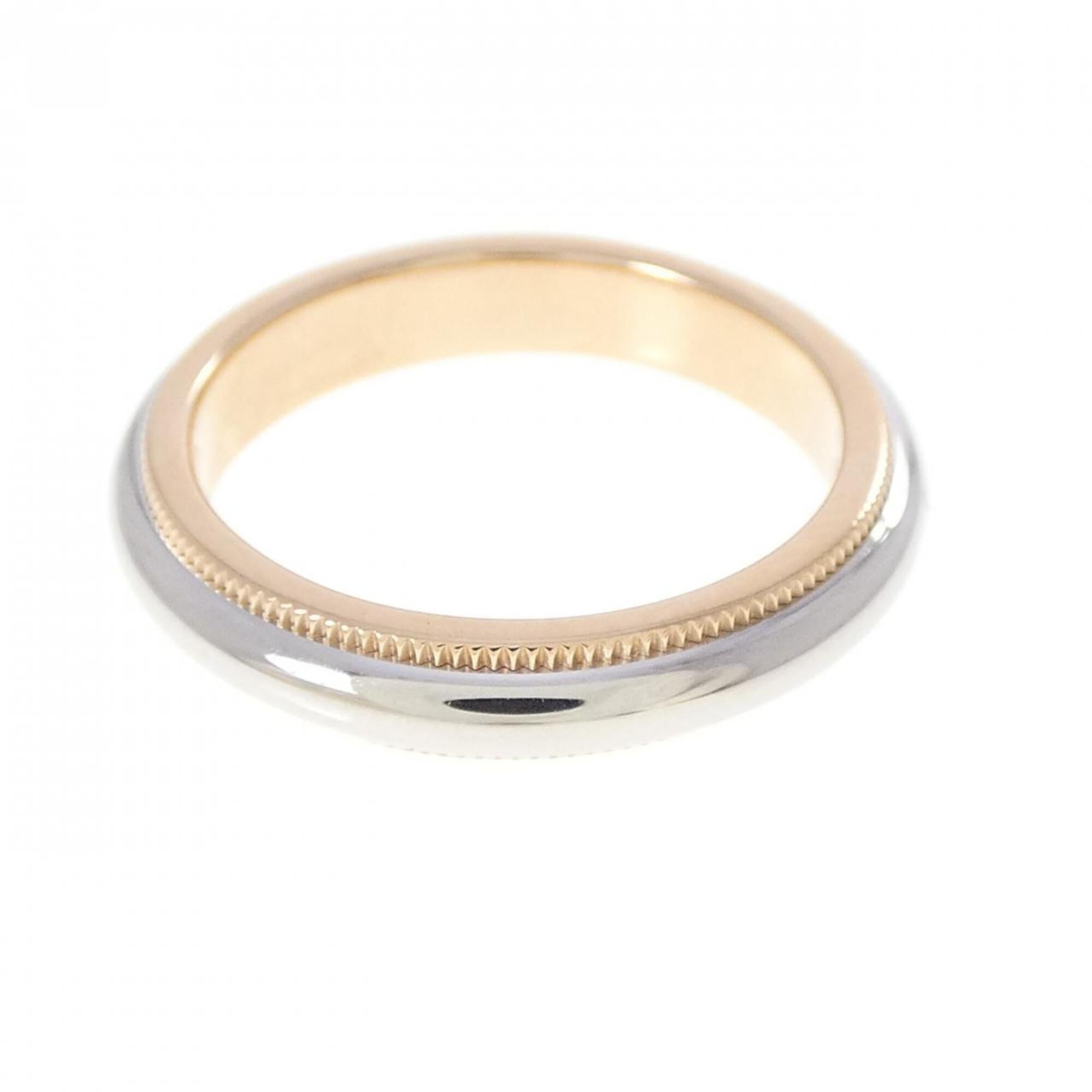 Tiffany Pink Gold Platinum Pink Gold (18K) Platinum 950 Band Ring (Pre-Owned)
