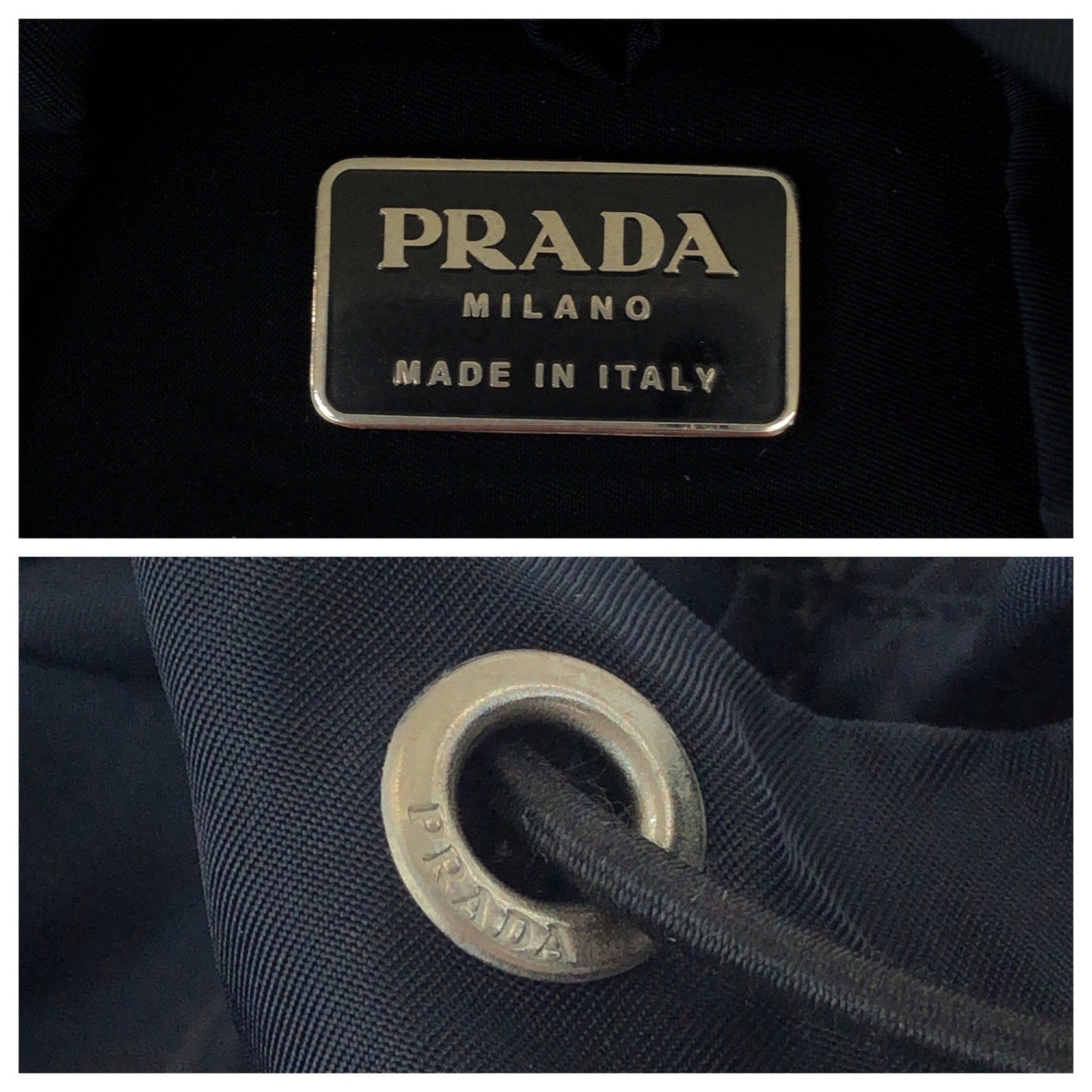 Prada Navy Nylon Backpack (Pre-Owned)