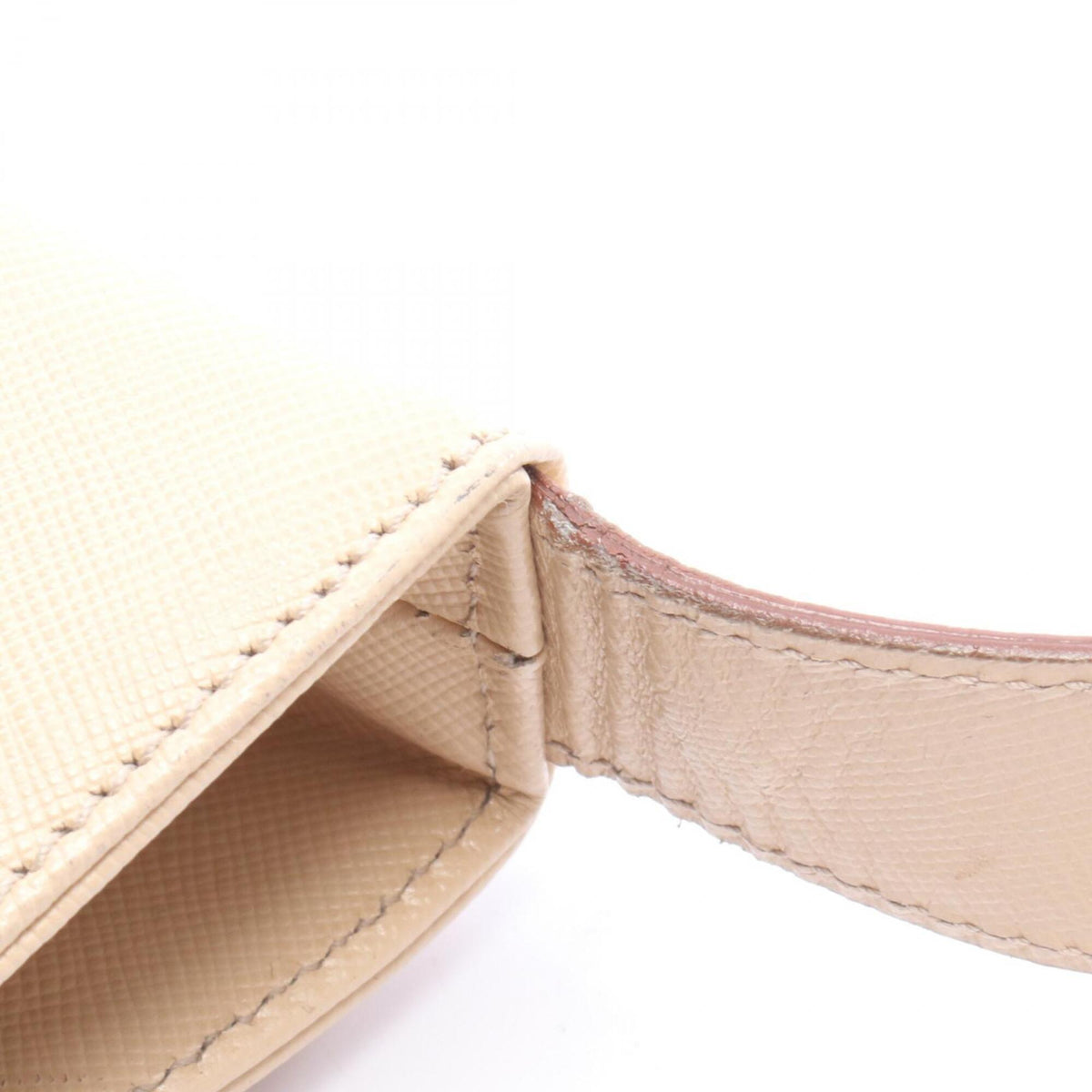 Salvatore Ferragamo Beige Leather Handbag Shoulder Bag (Pre-Owned)