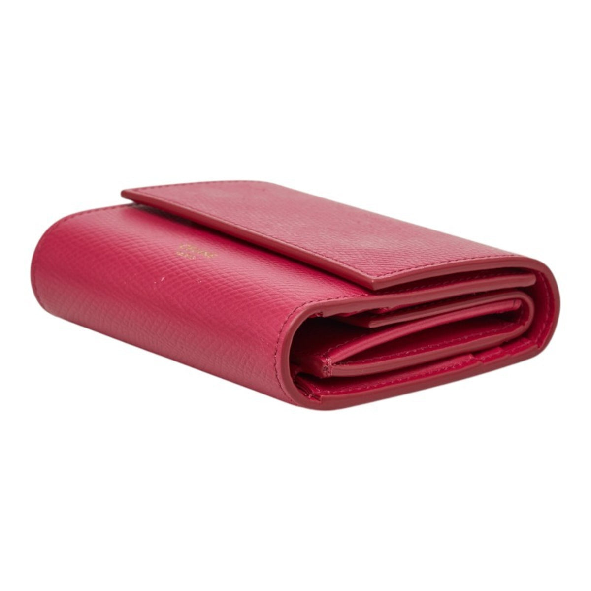 Celine Pink Leather Wallet (Tri-Fold) (Pre-Owned)