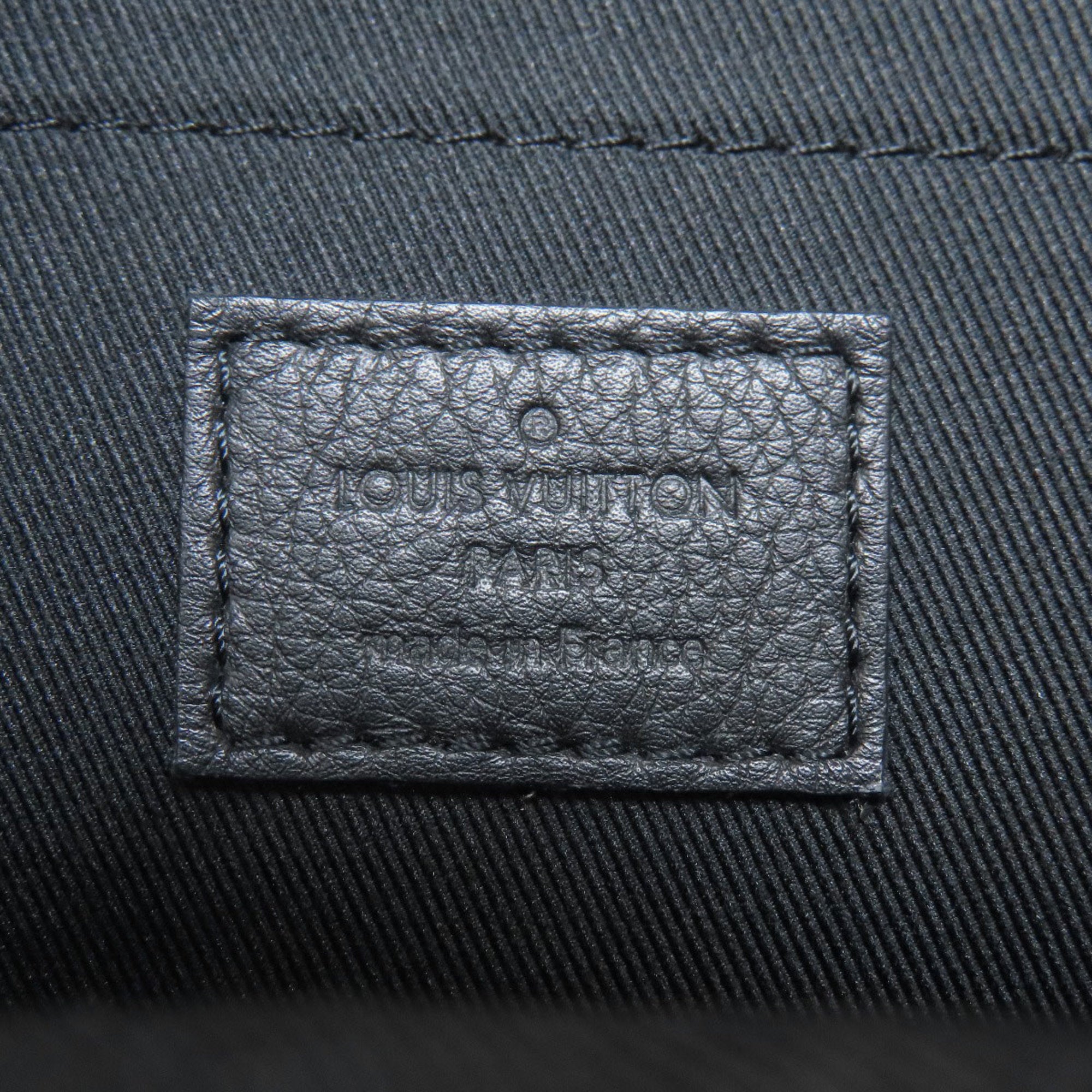 Louis Vuitton Monogram Black Pvc Backpack (Pre-Owned)