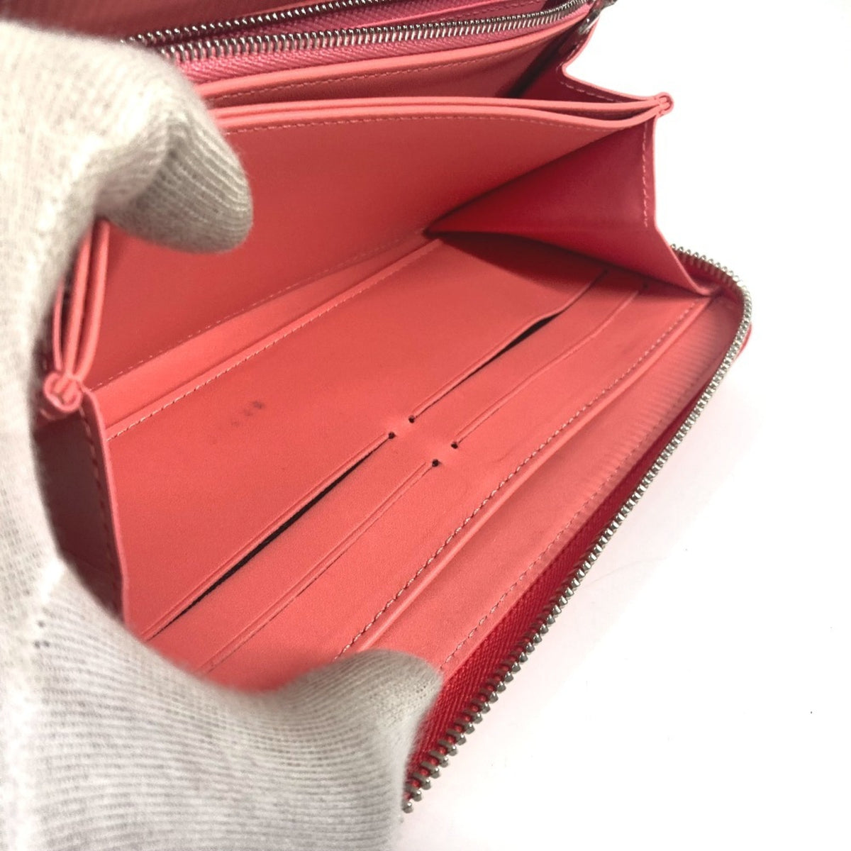 Louis Vuitton Pink Poppy Petal Monogram Vernis Rayures Long Wallet (Bi-Fold) (Pre-Owned)