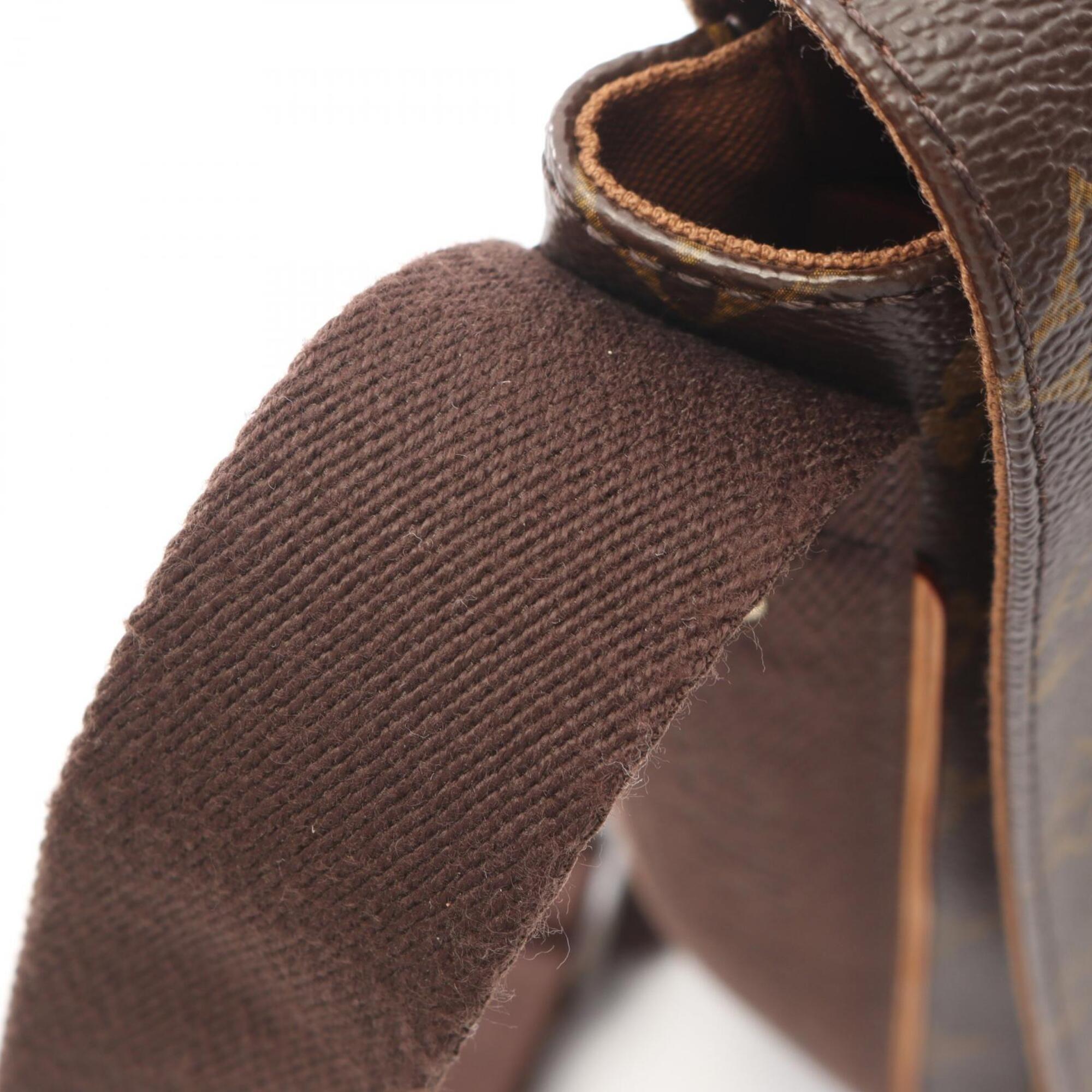 Louis Vuitton Brown Monogram Coated Canvas Handbag Shoulder Bag (Pre-Owned)