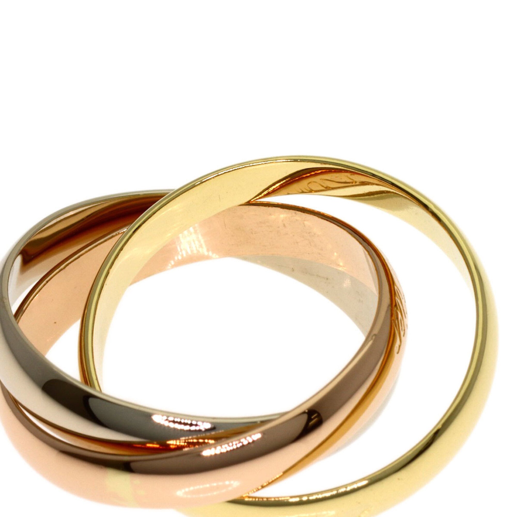 Cartier Trinity Yellow Gold (18K) Pink Gold (18K) White Gold (18K) Band Ring (Pre-Owned)