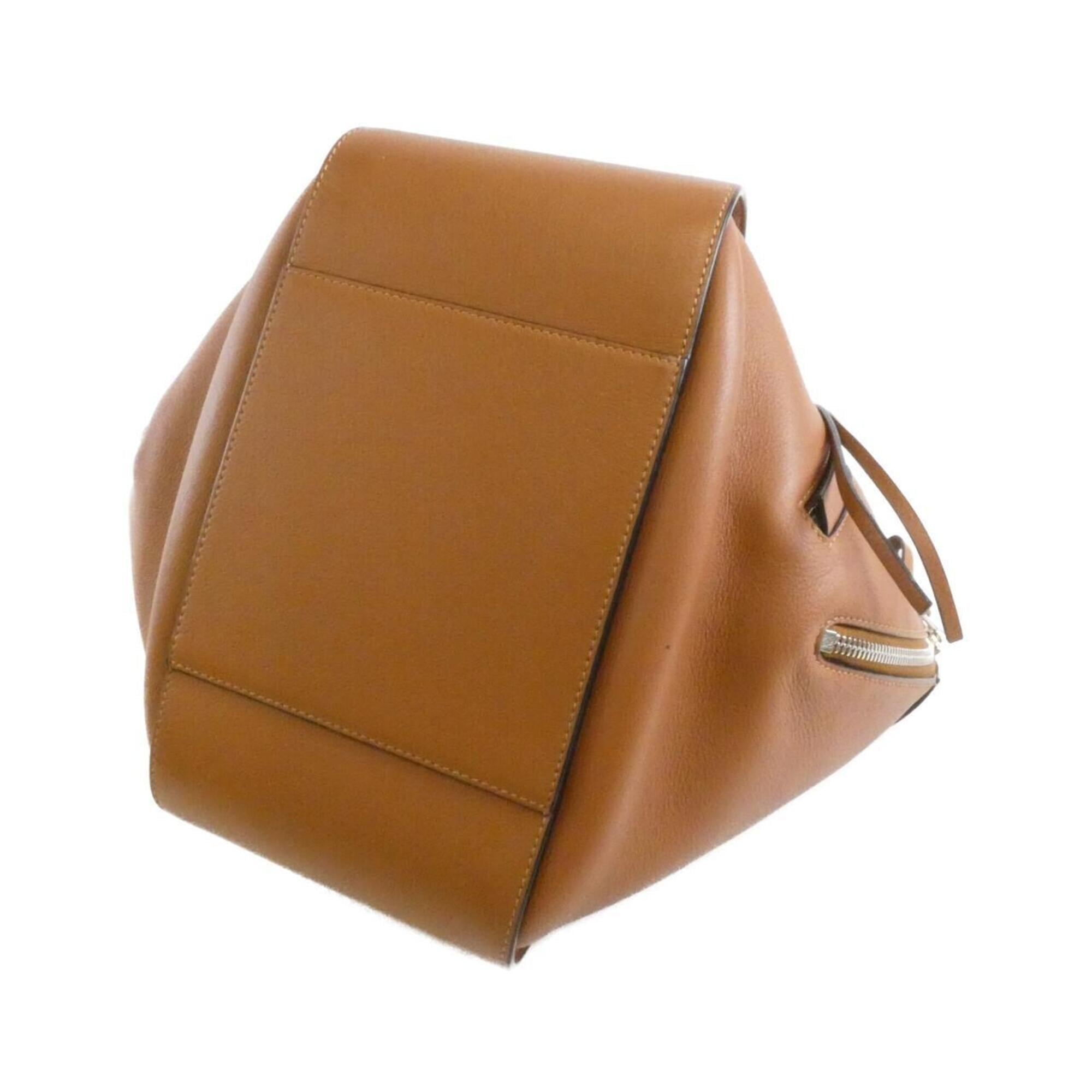 Loewe Hammock Silver Leather Shoulder Bag (Pre-Owned)