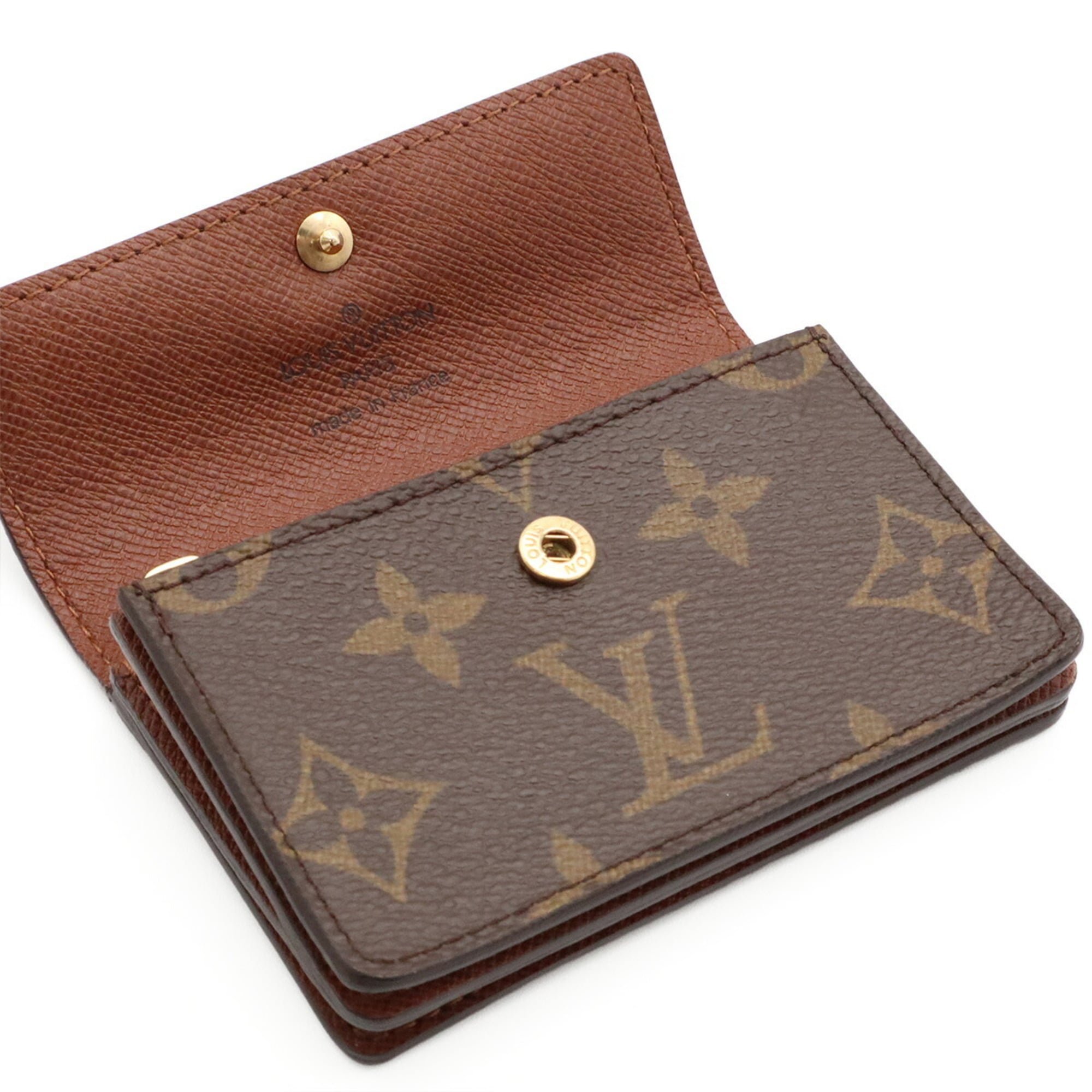 Louis Vuitton Brown Monogram Coin Purse/Coin Case (Pre-Owned)